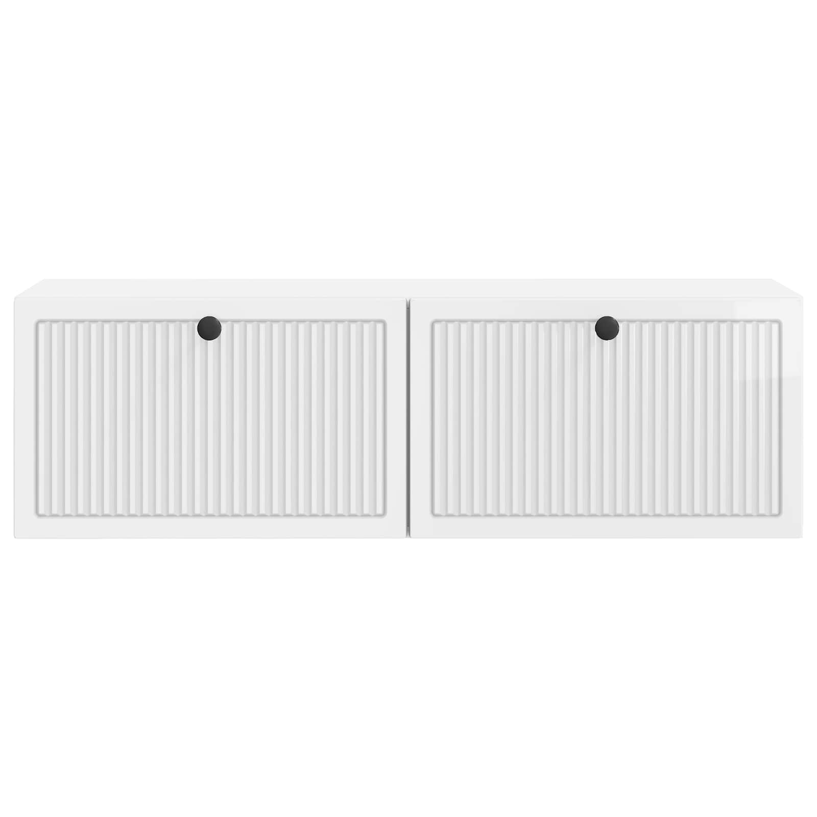 TV ormar za zid Zidne Bijela visokog sjaja 98 x 31 x 30 cm