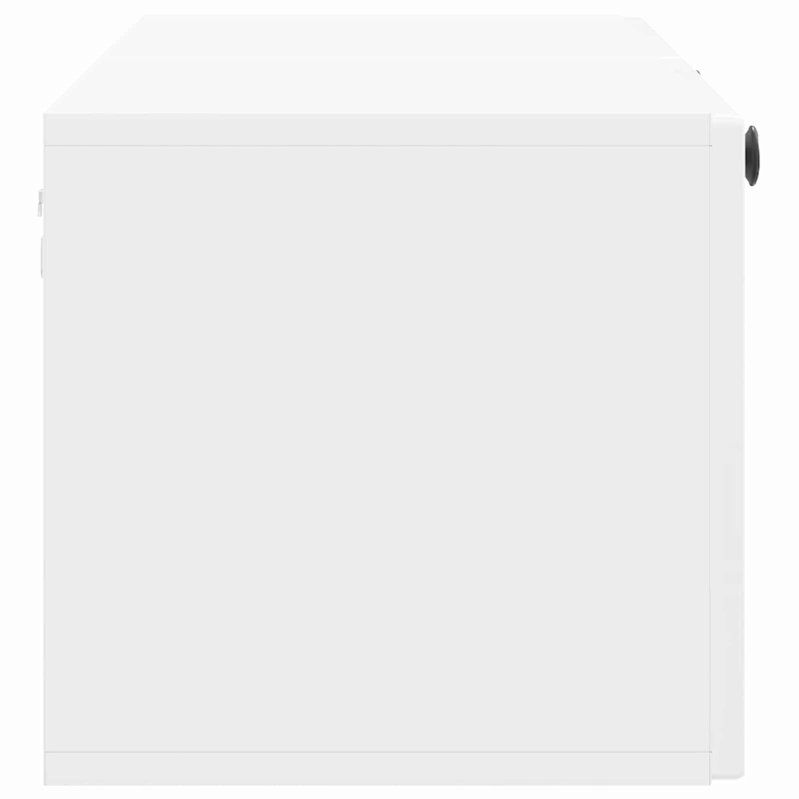 TV ormar za zid Zidne Bijela visokog sjaja 98 x 31 x 30 cm