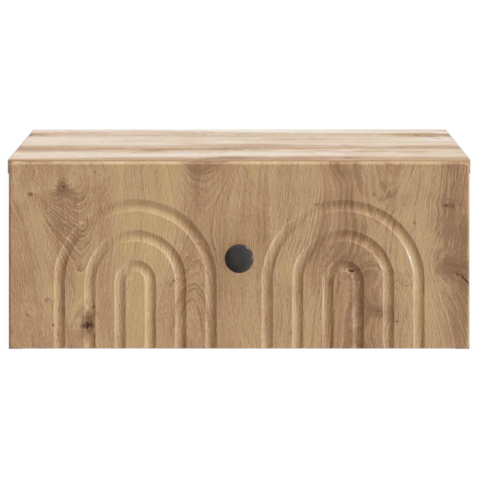 Noćni ormarić za montažu na zid s ladicama 2 pcs Hrast artisan
