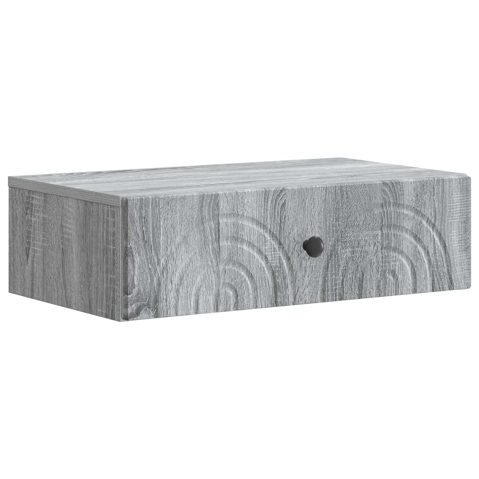 Stolna montirana na zid Siva sonoma 59 x 34,5 x 17 cm