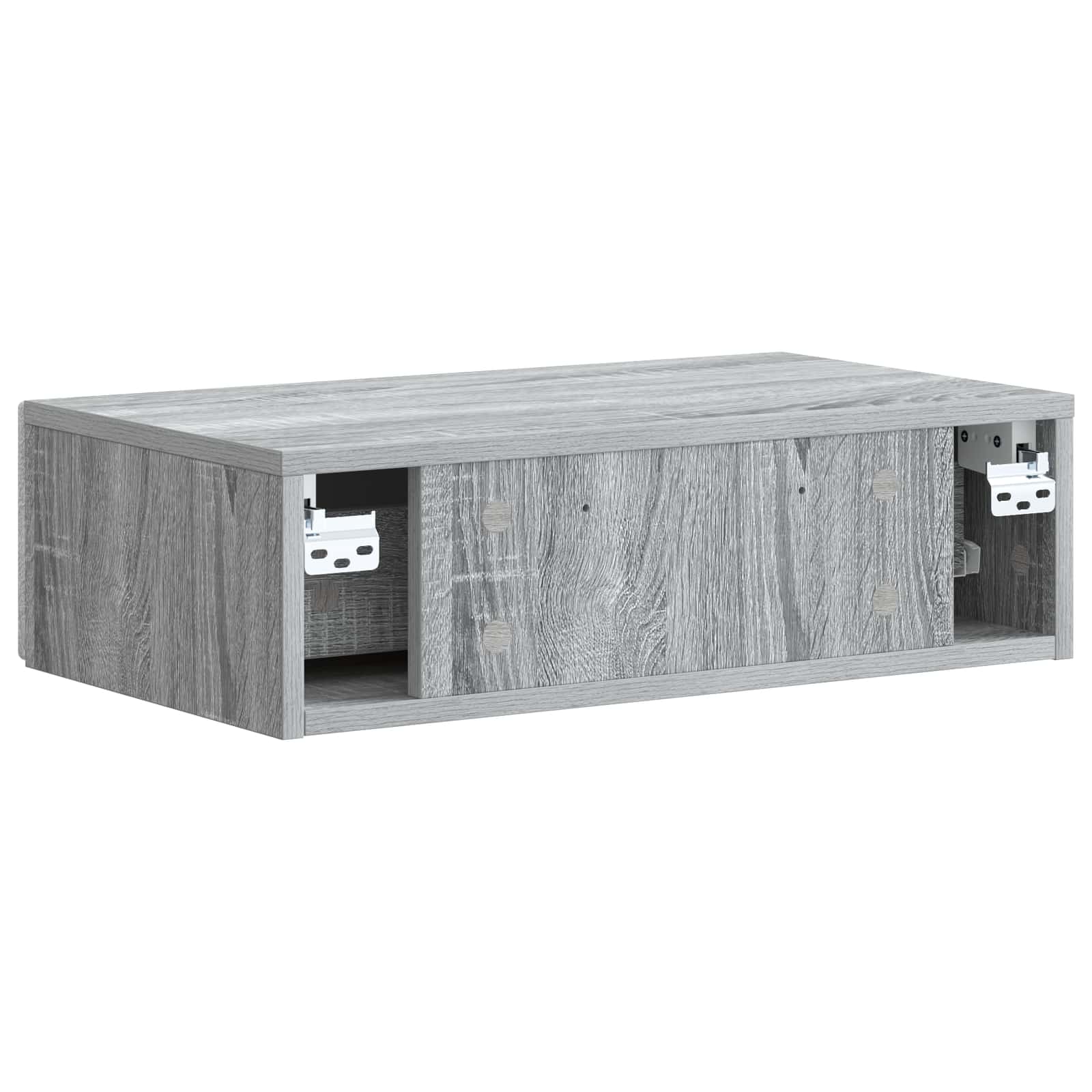 Stolna montirana na zid Siva sonoma 59 x 34,5 x 17 cm