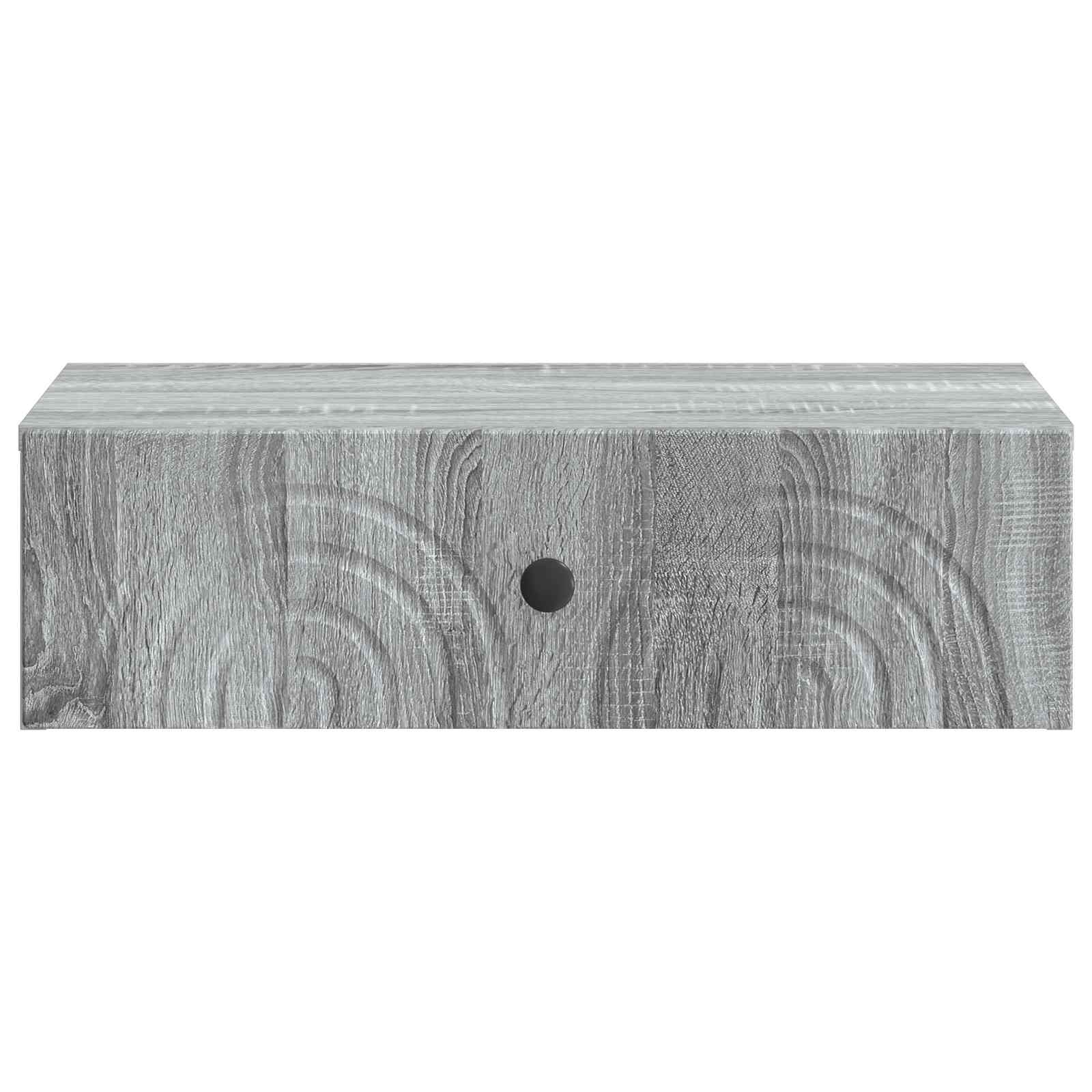 Stolna montirana na zid Siva sonoma 59 x 34,5 x 17 cm