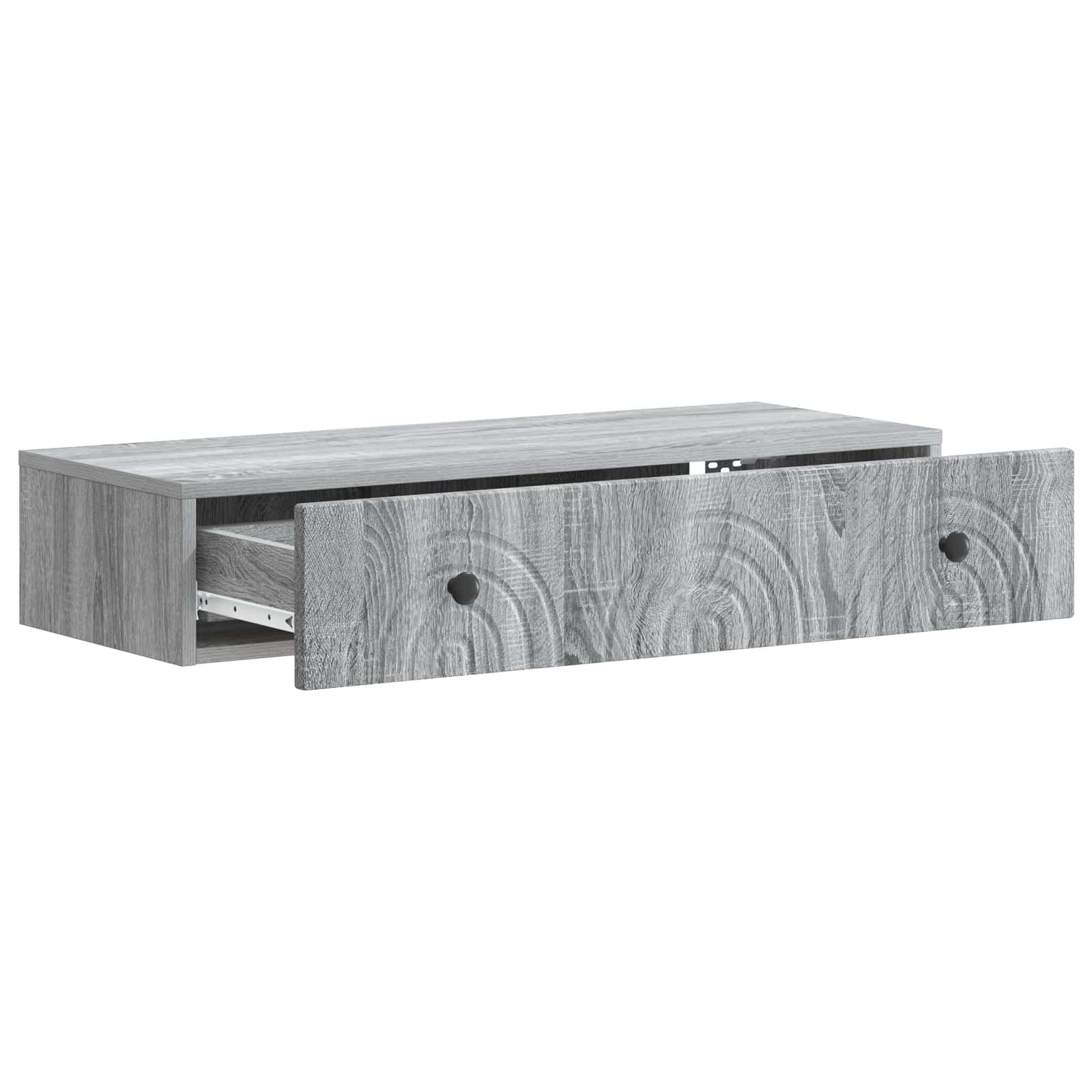 Stolna montirana na zid Siva sonoma 87,5 x 34,5 x 17 cm
