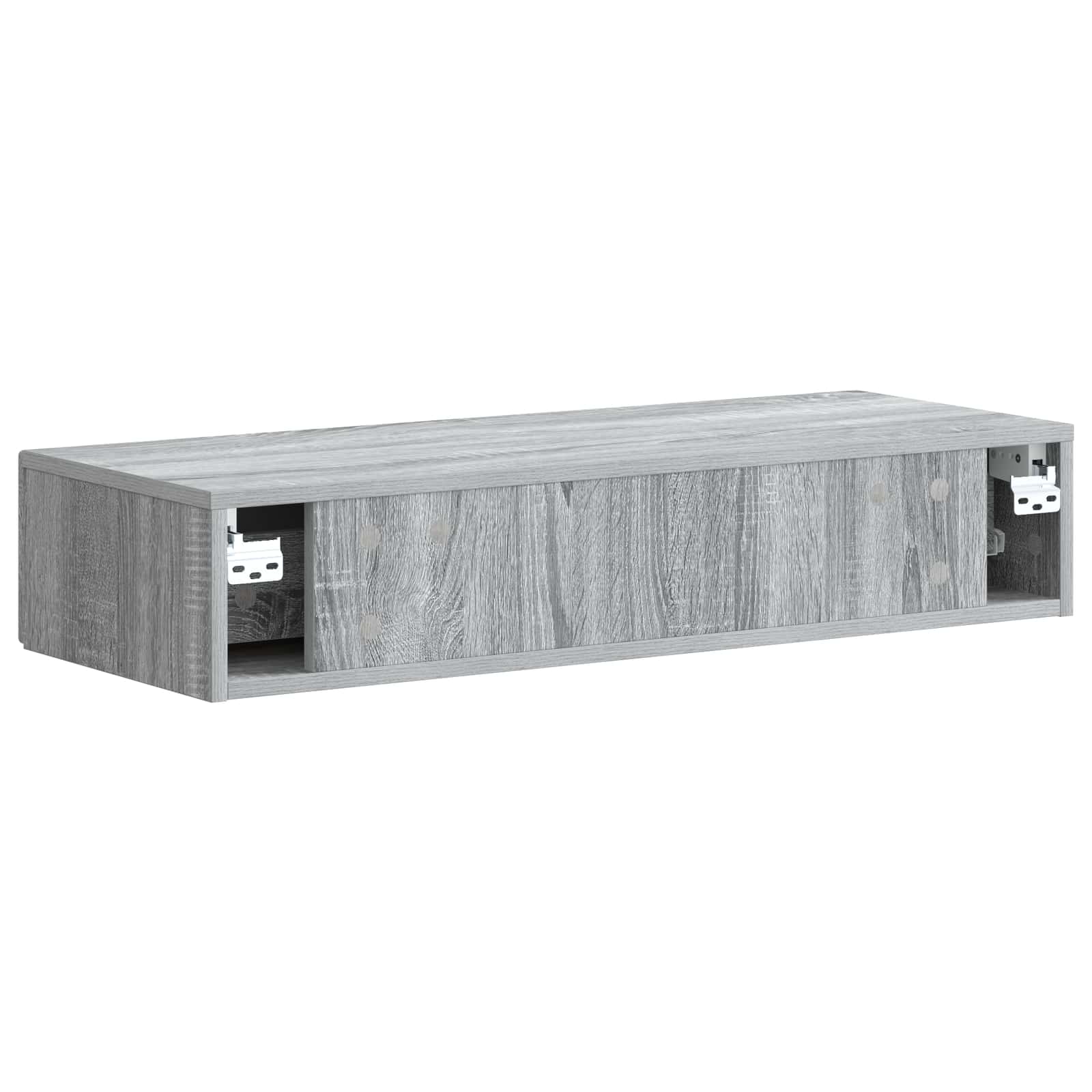 Stolna montirana na zid Siva sonoma 87,5 x 34,5 x 17 cm