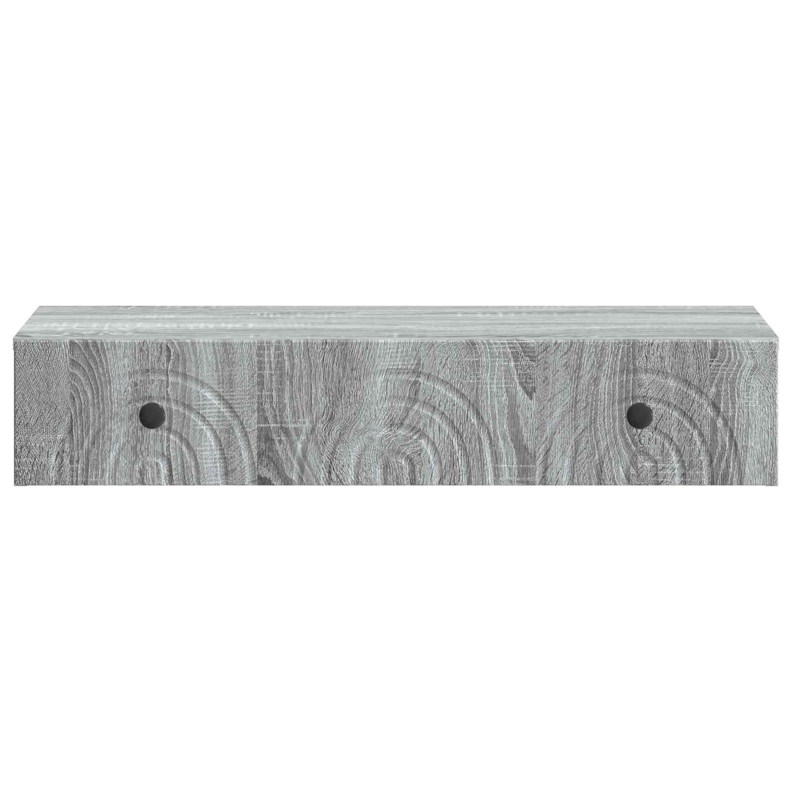 Stolna montirana na zid Siva sonoma 87,5 x 34,5 x 17 cm