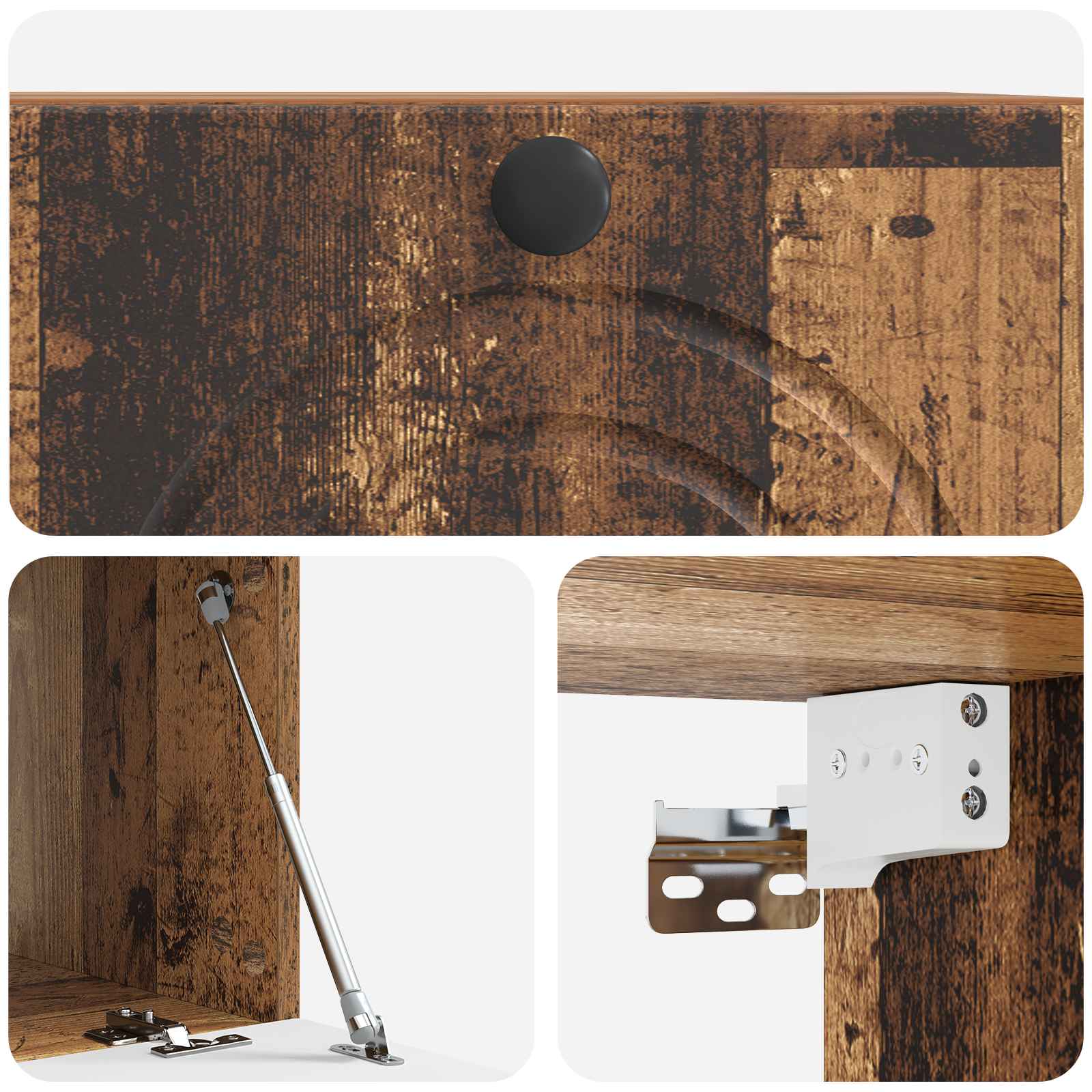 TV ormar za zid Staro drvo 59,5 x 41 x 30 cm Konstruirano drvo