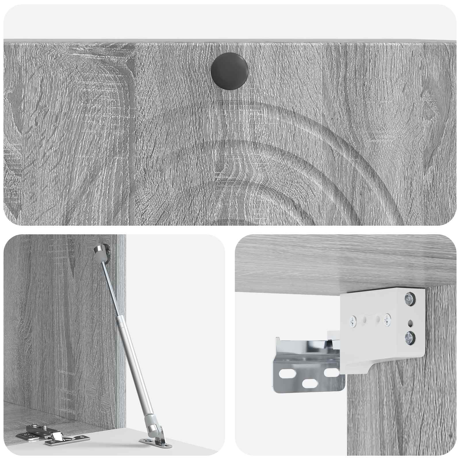 TV ormar za zid Siva sonoma 78,5 x 41 x 30 cm Konstruirano drvo