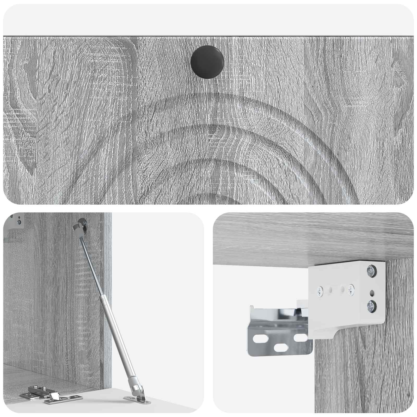 TV ormar za zid Siva sonoma 78,5 x 31 x 30 cm Konstruirano drvo
