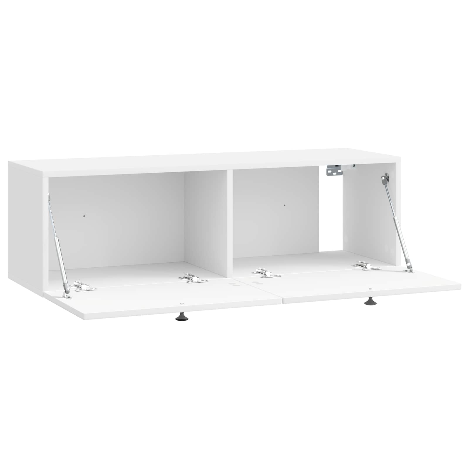 TV ormar za zid Zidne Bijela visokog sjaja 98 x 31 x 30 cm