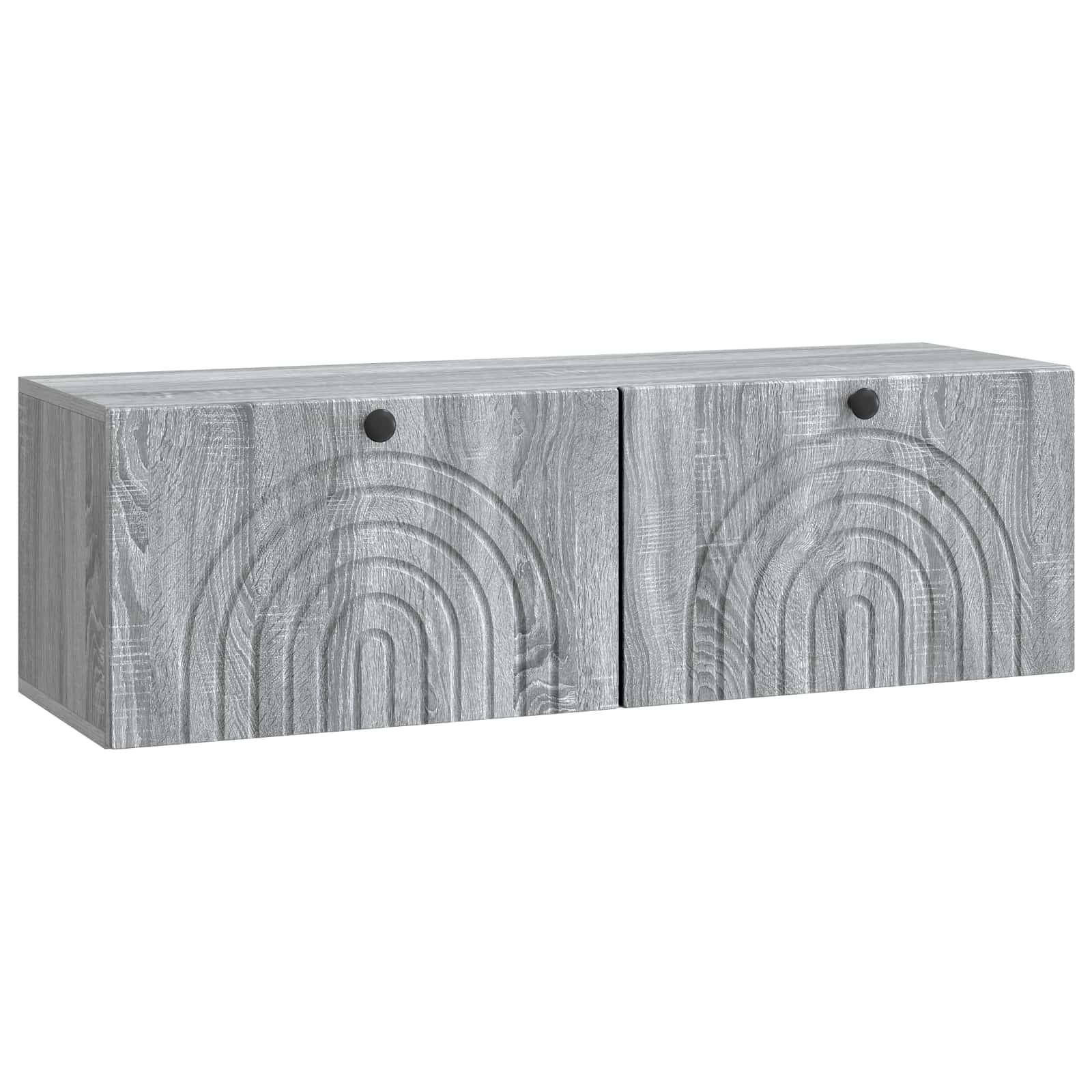 TV ormar za zid Siva sonoma 98 x 31 x 30 cm Konstruirano drvo