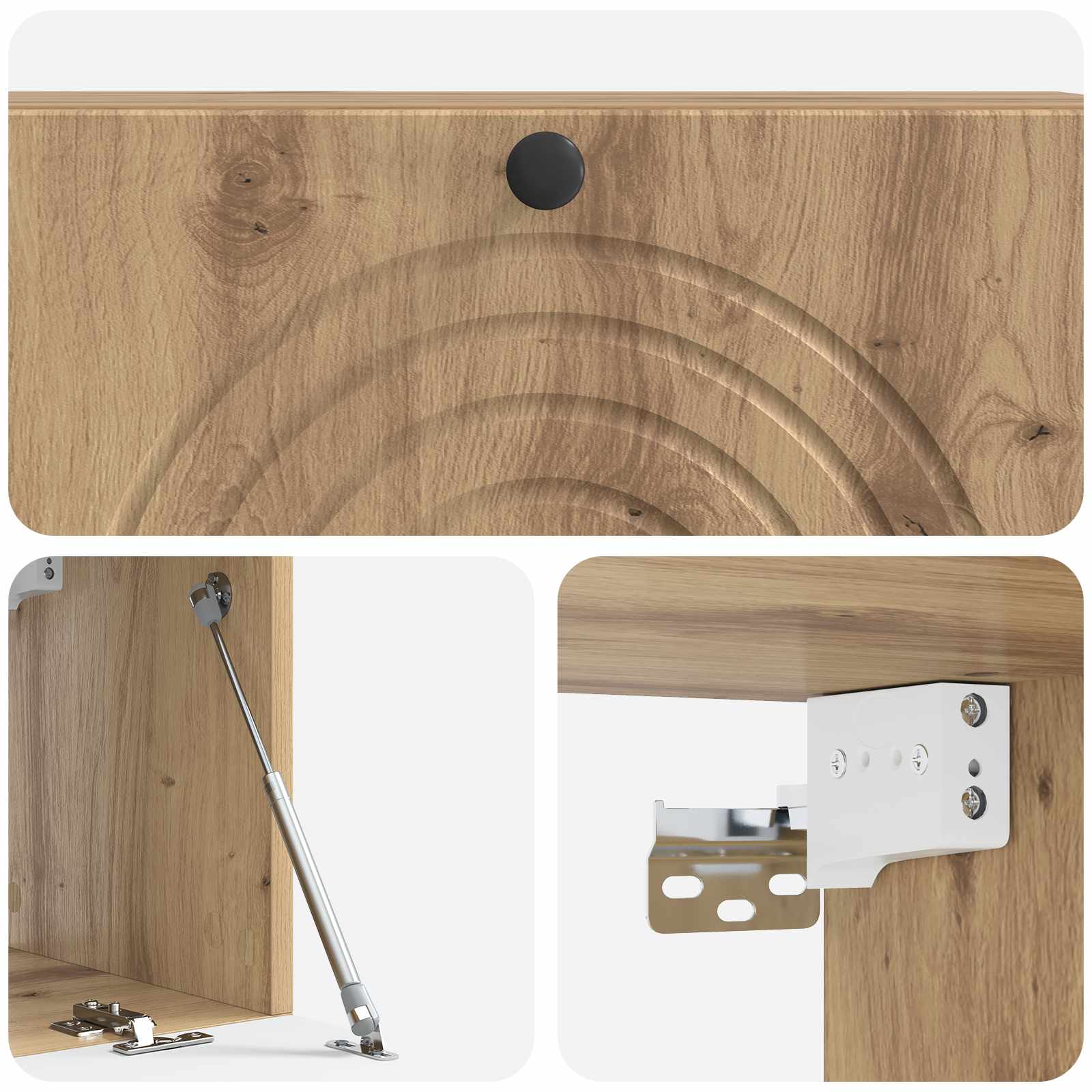 TV ormar za zid Hrast artisan 98 x 31 x 30 cm Konstruirano drvo