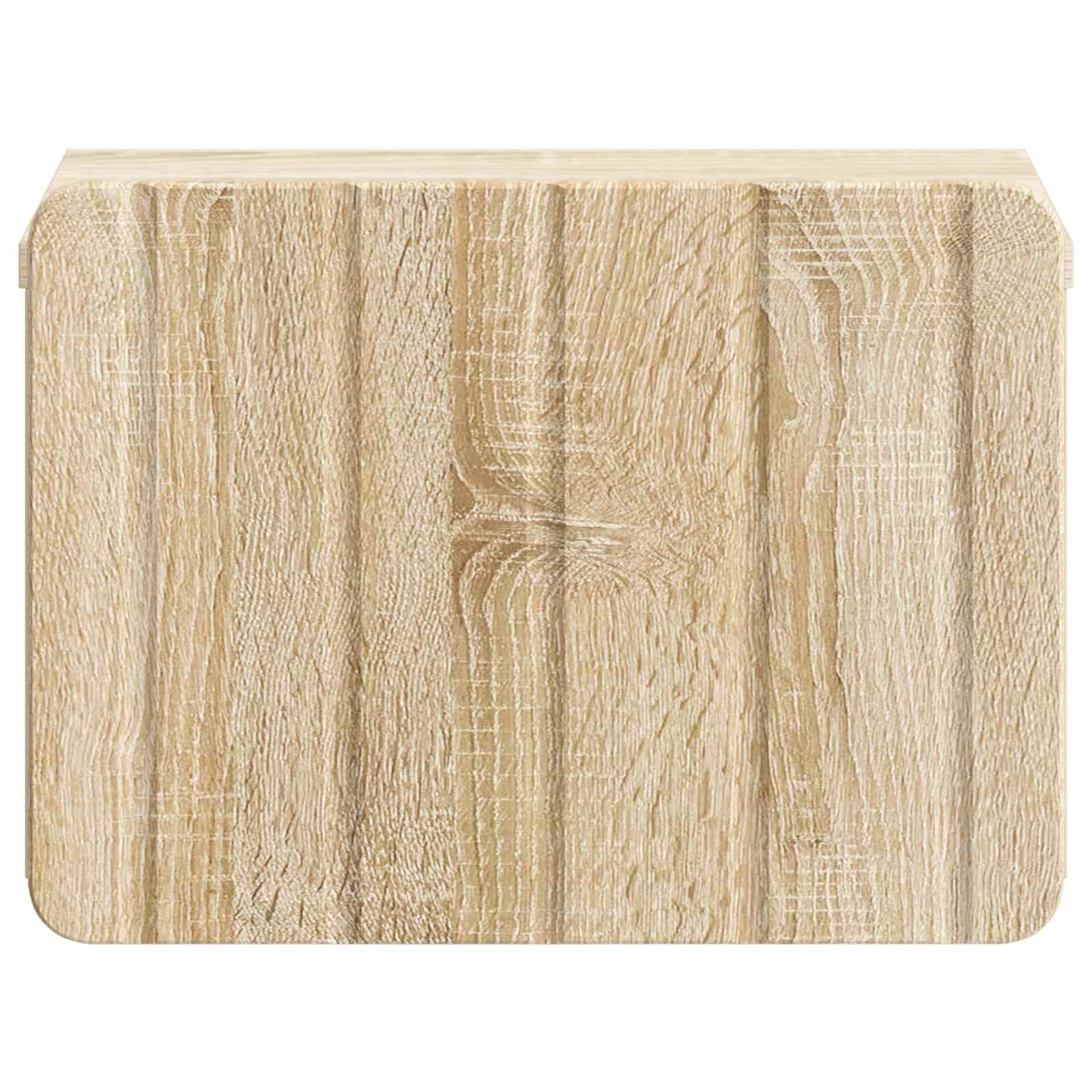 Noćni ormarić za montažu na zid s ladicama 2 pcs Hrast sonoma