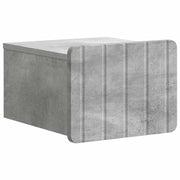 Noćni ormarić za montažu na zid Betonska siva 33 x 34,5 x 24 cm
