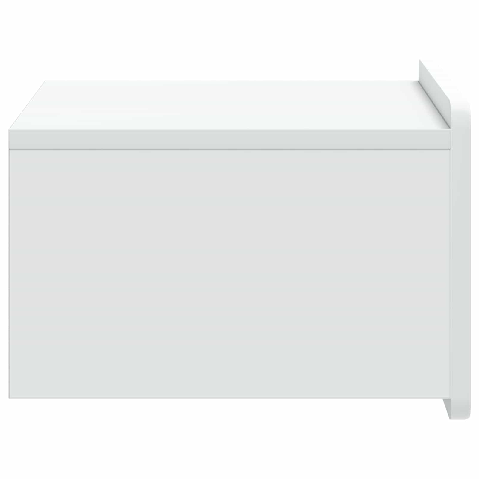 Noćni ormarić za montažu na zid 2 pcs Bijela 49 x 34,5 x 24 cm