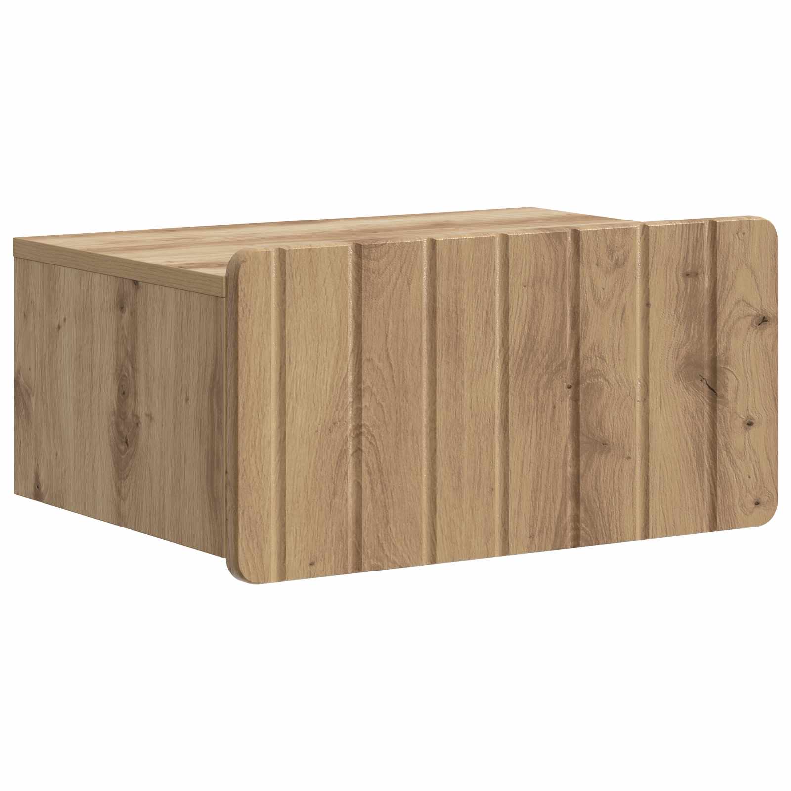Noćni ormarić za montažu na zid s ladicama 2 pcs Hrast artisan