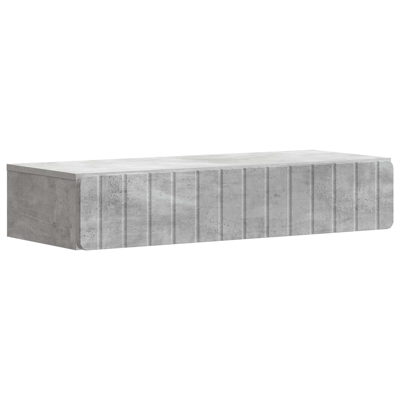 Stolna montirana na zid Betonska siva 87,5 x 34,5 x 17 cm
