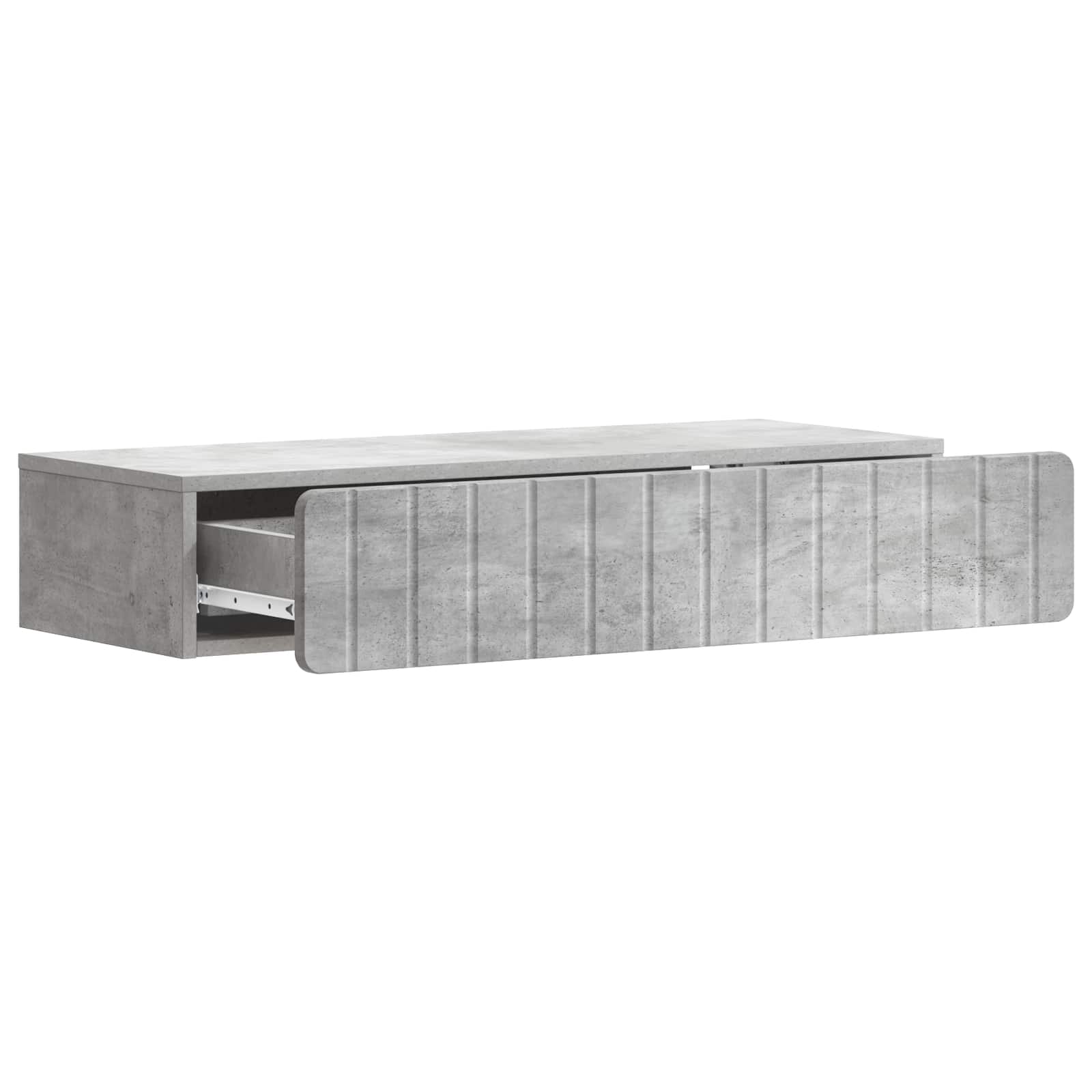 Stolna montirana na zid Betonska siva 87,5 x 34,5 x 17 cm