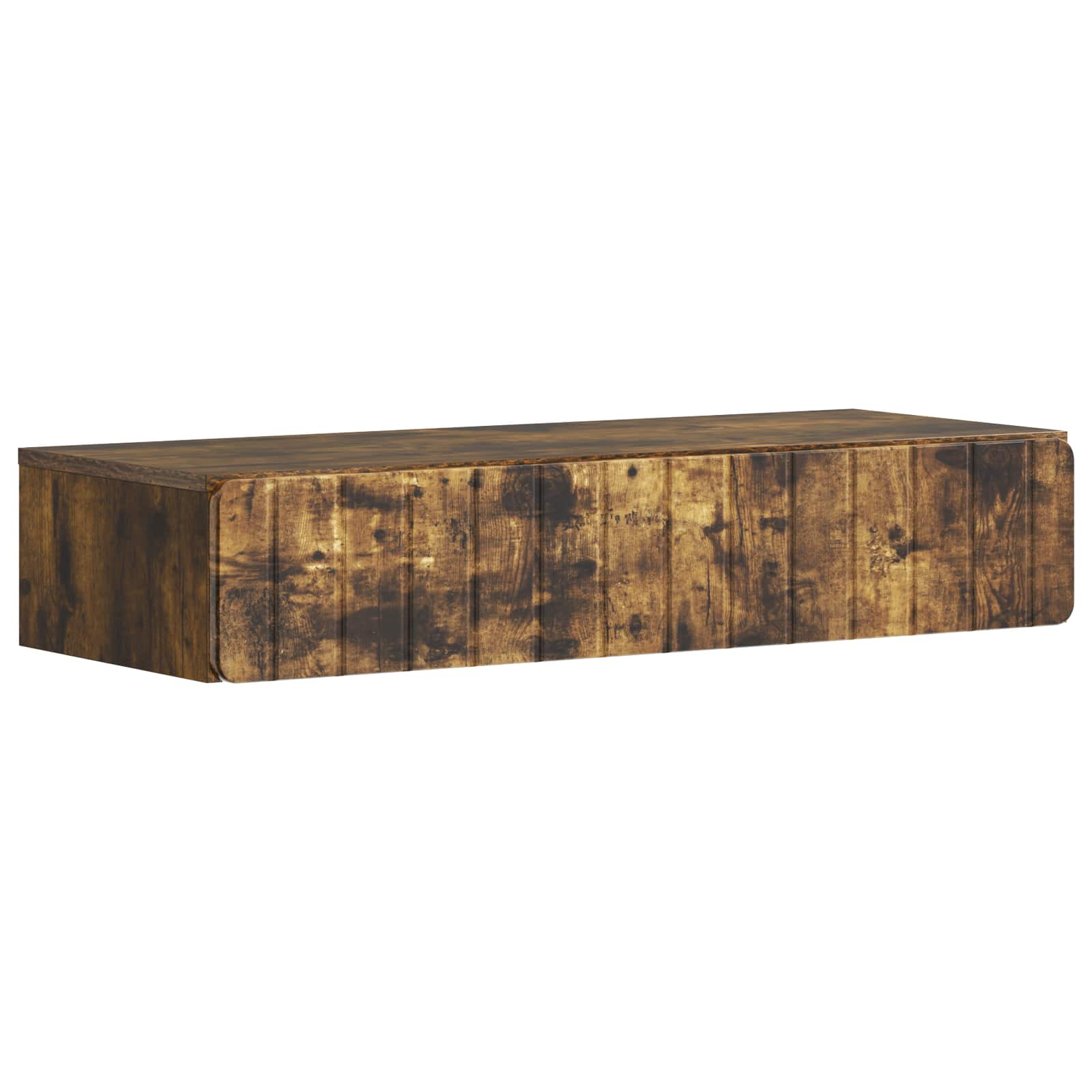 Stolna montirana na zid Dimljeni hrast 87,5 x 34,5 x 17 cm