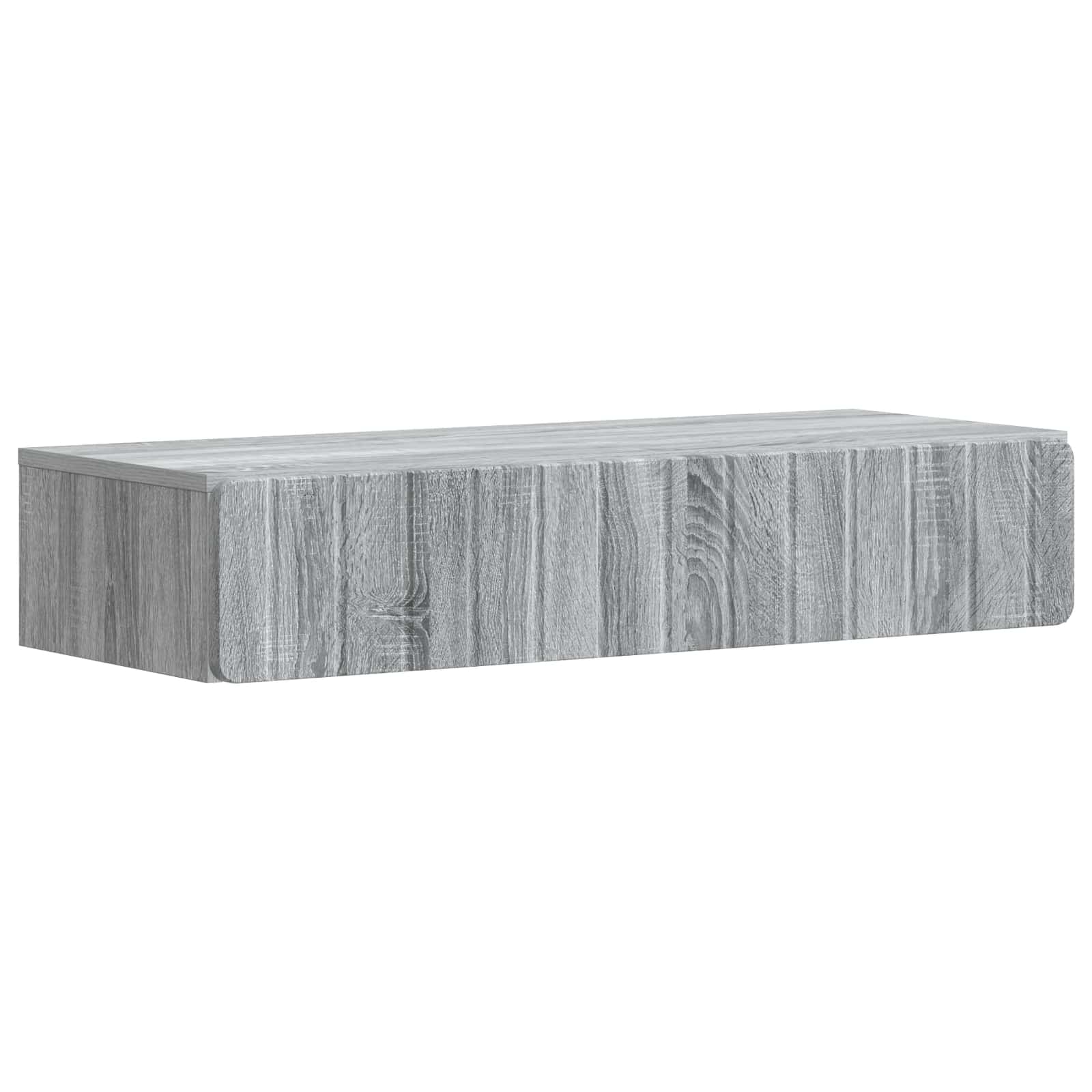 Stolna montirana na zid Siva sonoma 87,5 x 34,5 x 17 cm
