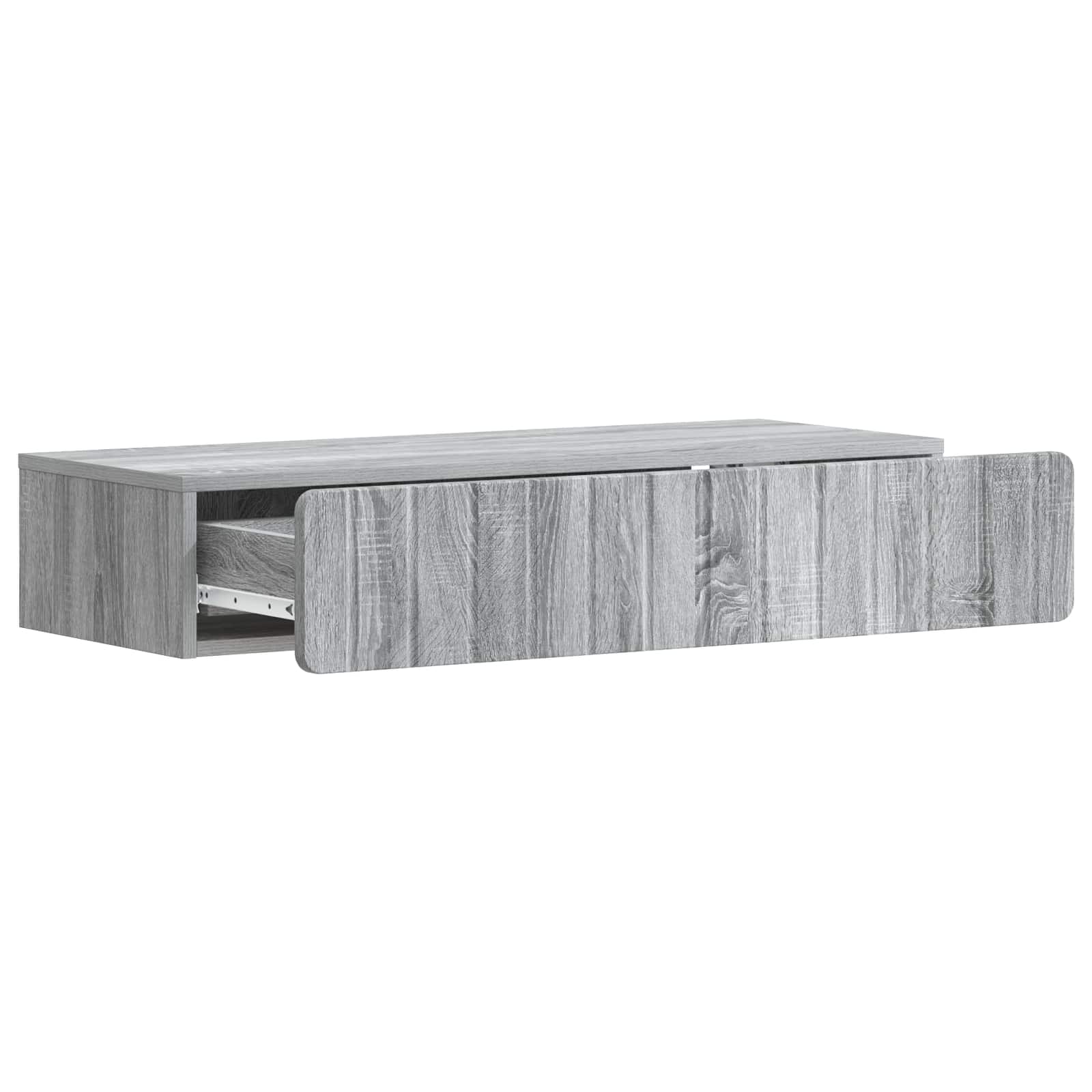 Stolna montirana na zid Siva sonoma 87,5 x 34,5 x 17 cm