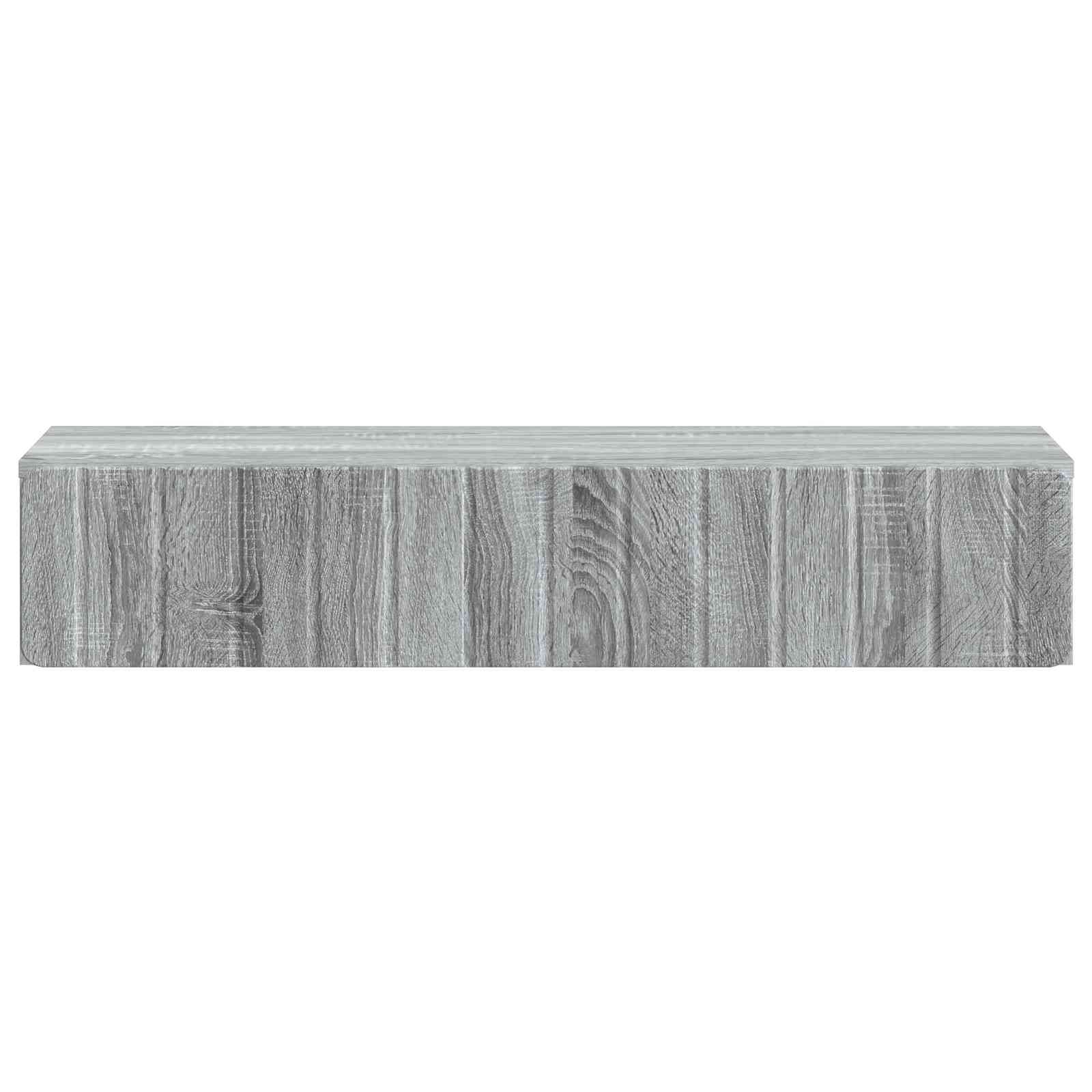 Stolna montirana na zid Siva sonoma 87,5 x 34,5 x 17 cm