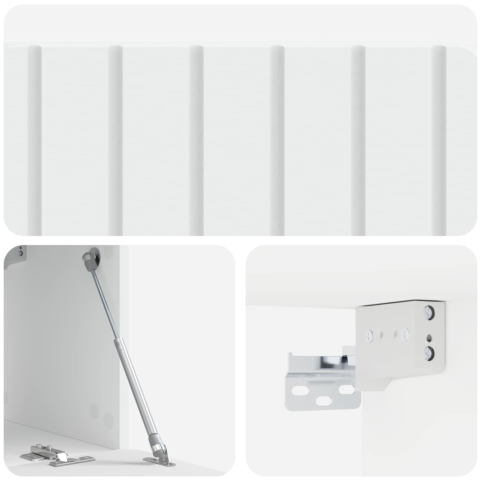 TV ormar za zid Bijela 78,5 x 31 x 30 cm Konstruirano drvo