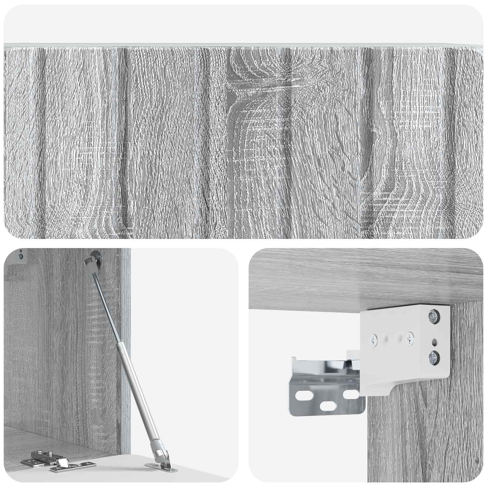 TV ormar za zid Siva sonoma 78,5 x 31 x 30 cm Konstruirano drvo
