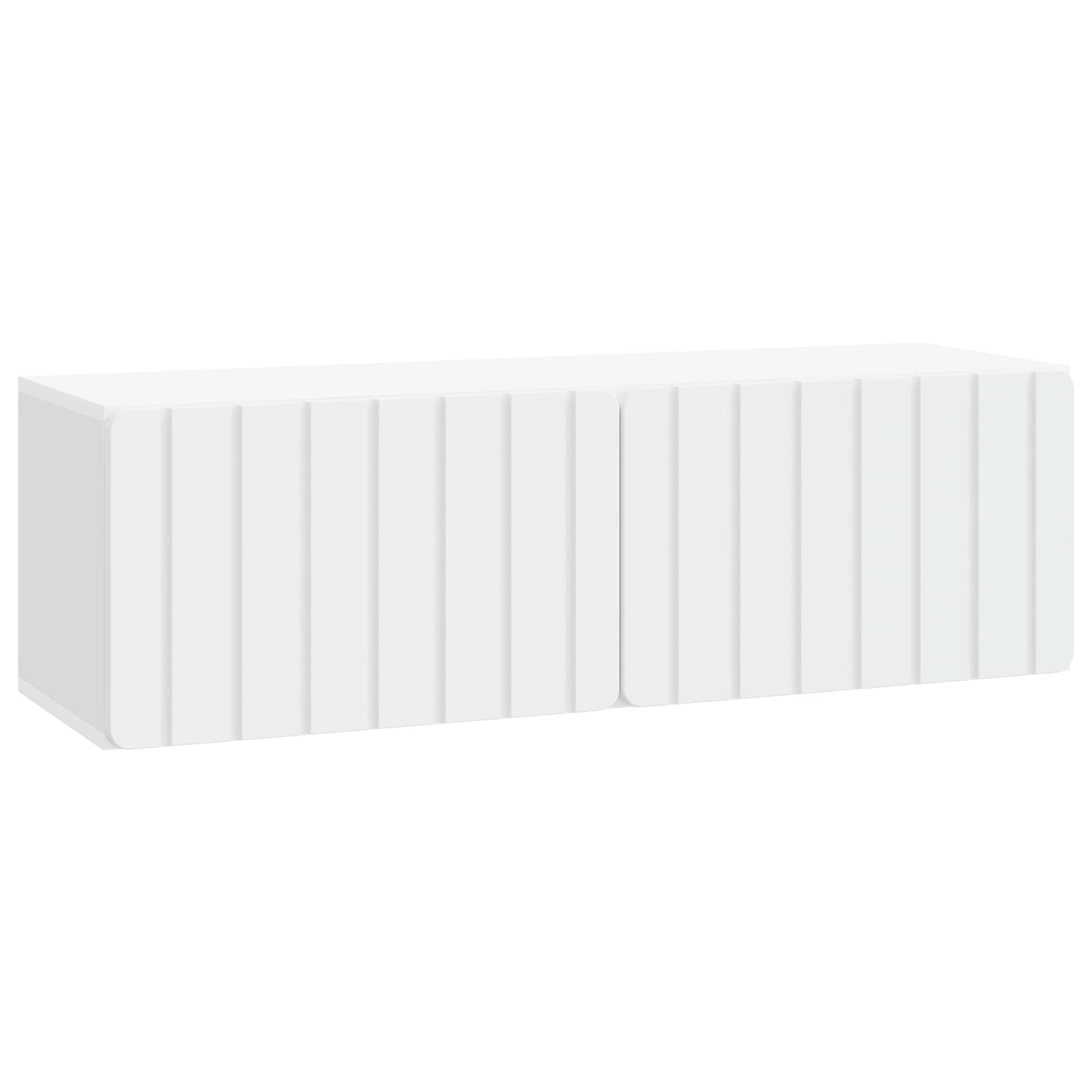 TV ormar za zid Zidne Bijela 98 x 31 x 30 cm Konstruirano drvo