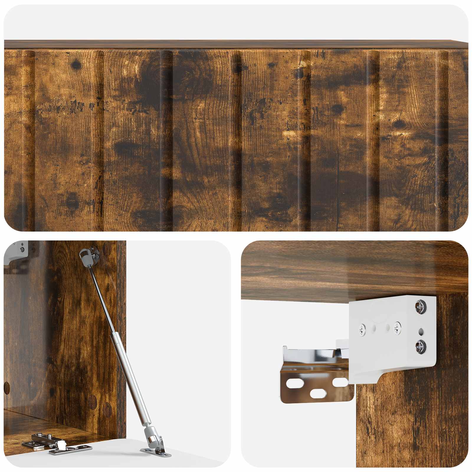 TV ormar za zid Zidne Dimljeni hrast 98 x 31 x 30 cm