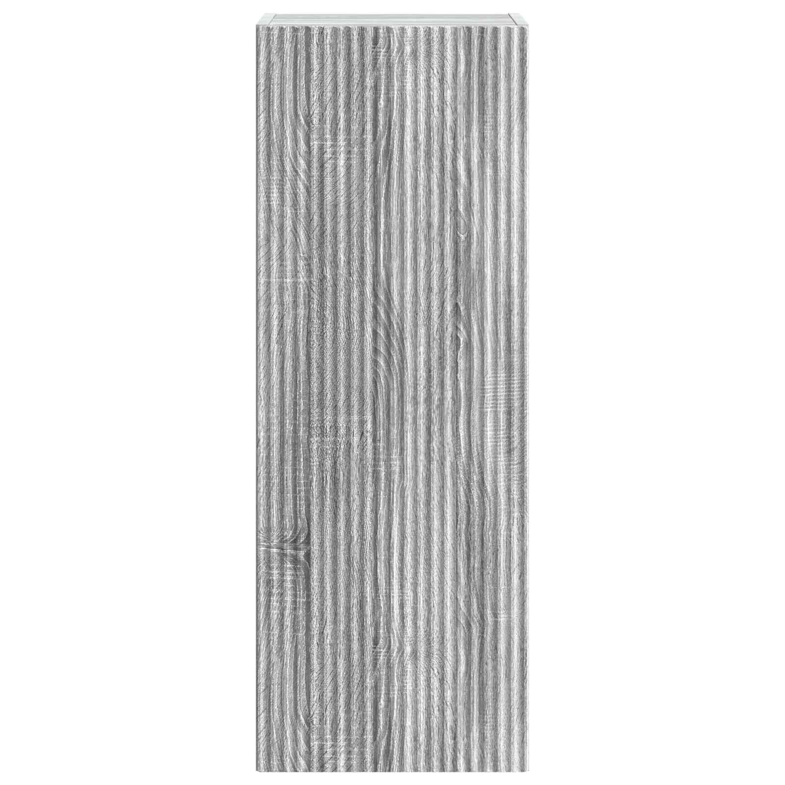 Ormar za montažu na zid Siva Sonoma 33 x 34,5 x 90 cm