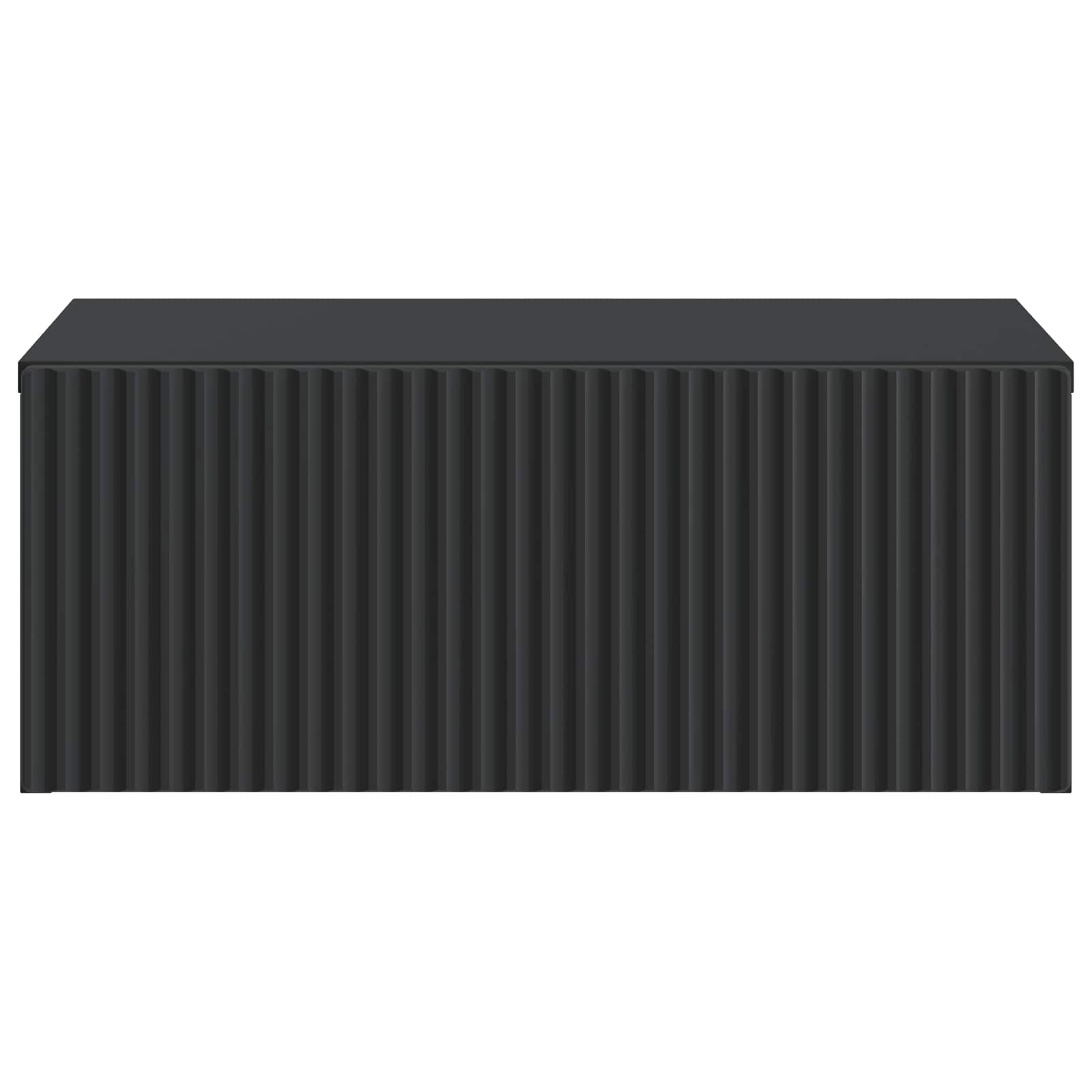 Noćni ormarić za montažu na zid 2 pcs Crna 49 x 34,5 x 20 cm