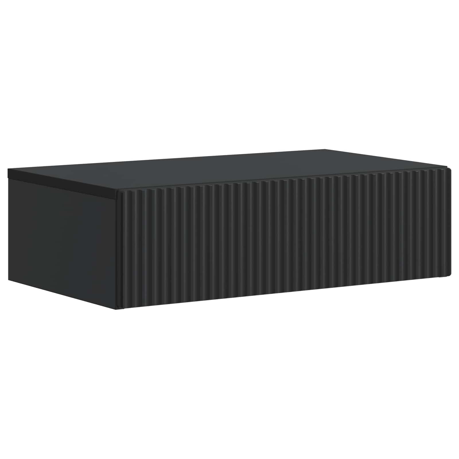 Stolna montirana na zid Crna 59 x 34,5 x 17 cm