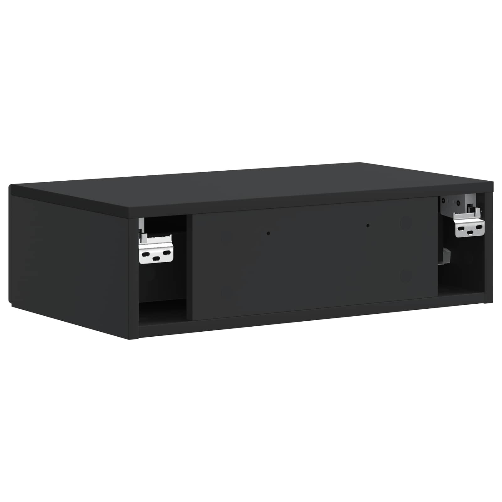 Stolna montirana na zid Crna 59 x 34,5 x 17 cm