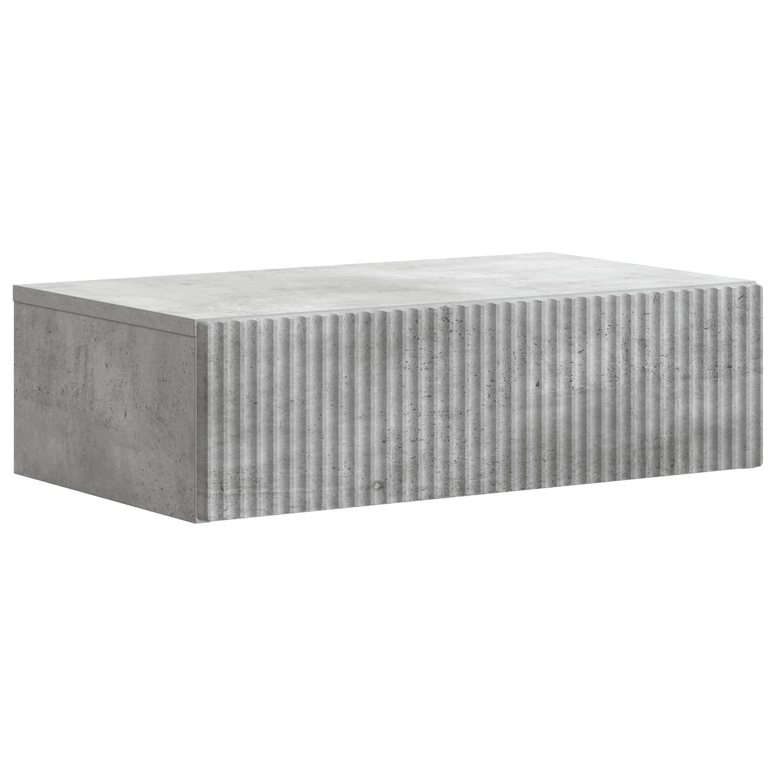 Stolna montirana na zid Betonska siva 59 x 34,5 x 17 cm