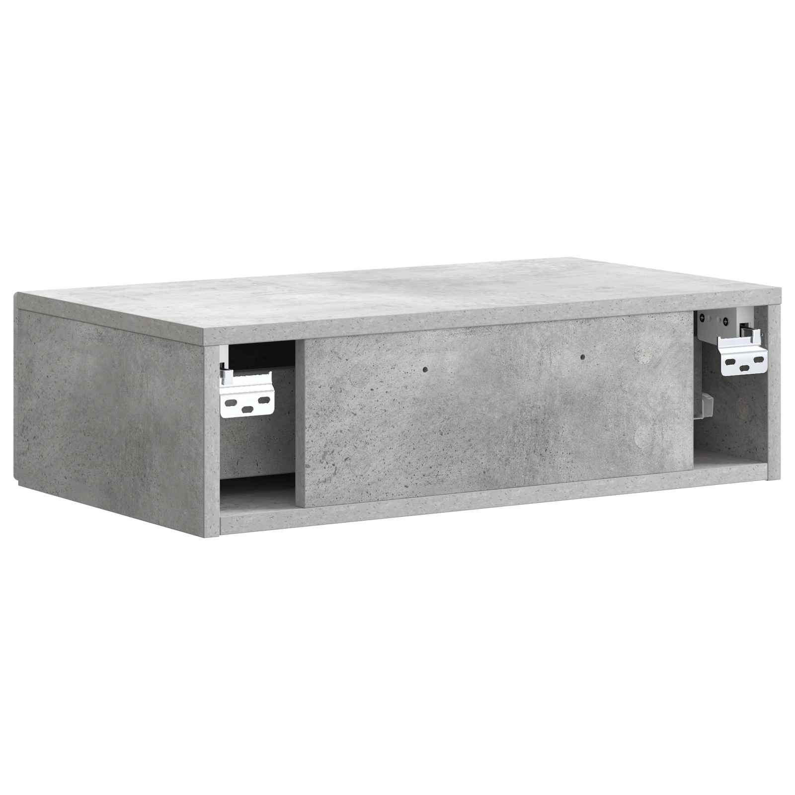 Stolna montirana na zid Betonska siva 59 x 34,5 x 17 cm
