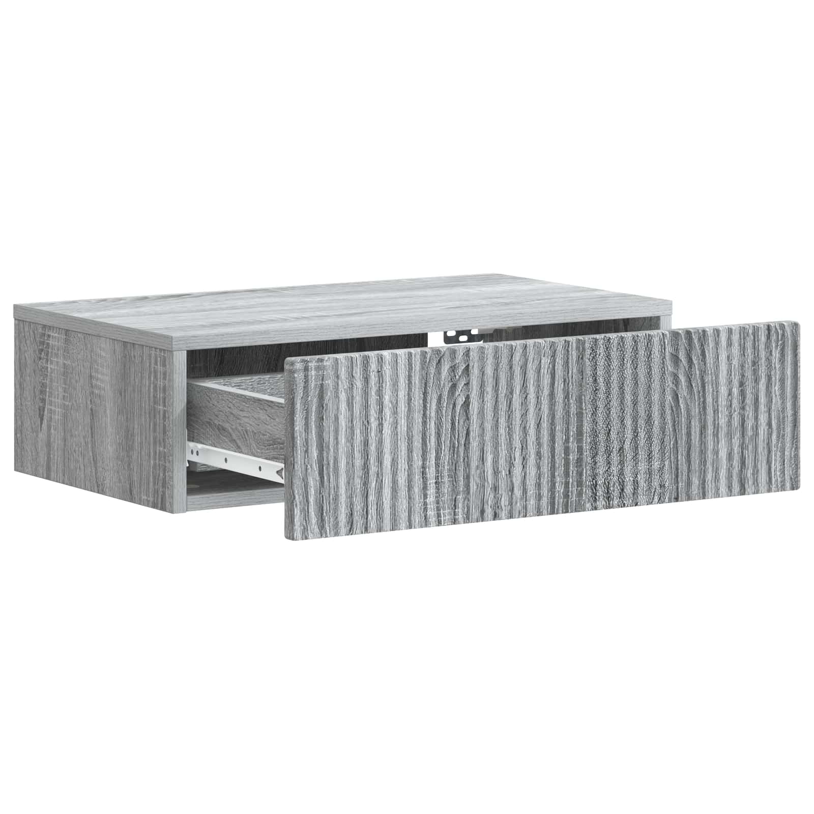 Stolna montirana na zid Siva sonoma 59 x 34,5 x 17 cm