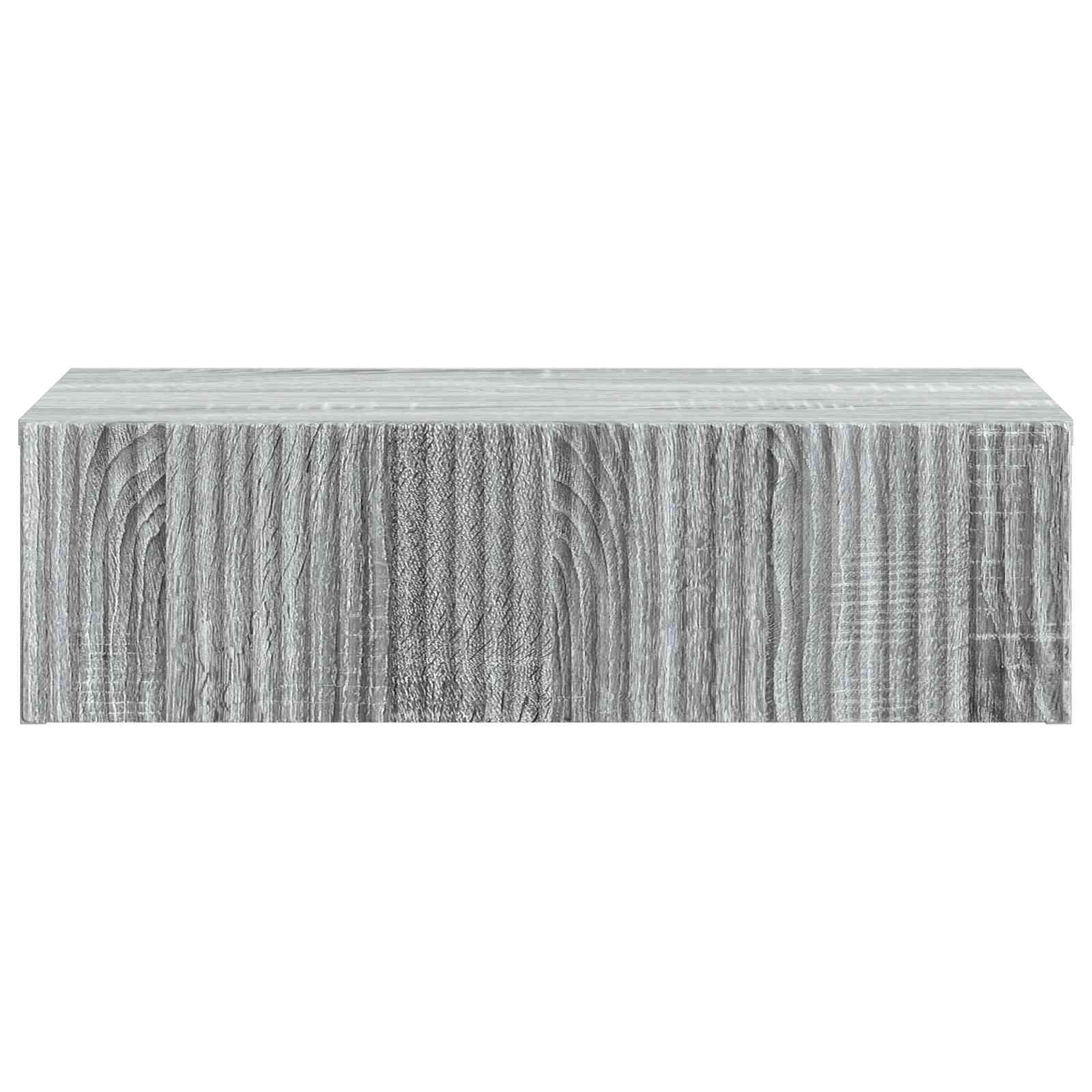 Stolna montirana na zid Siva sonoma 59 x 34,5 x 17 cm
