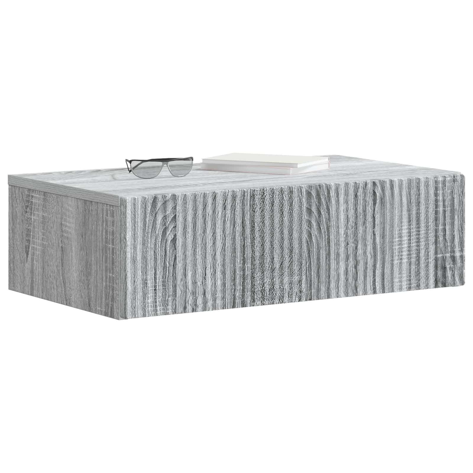 Stolna montirana na zid Siva sonoma 59 x 34,5 x 17 cm