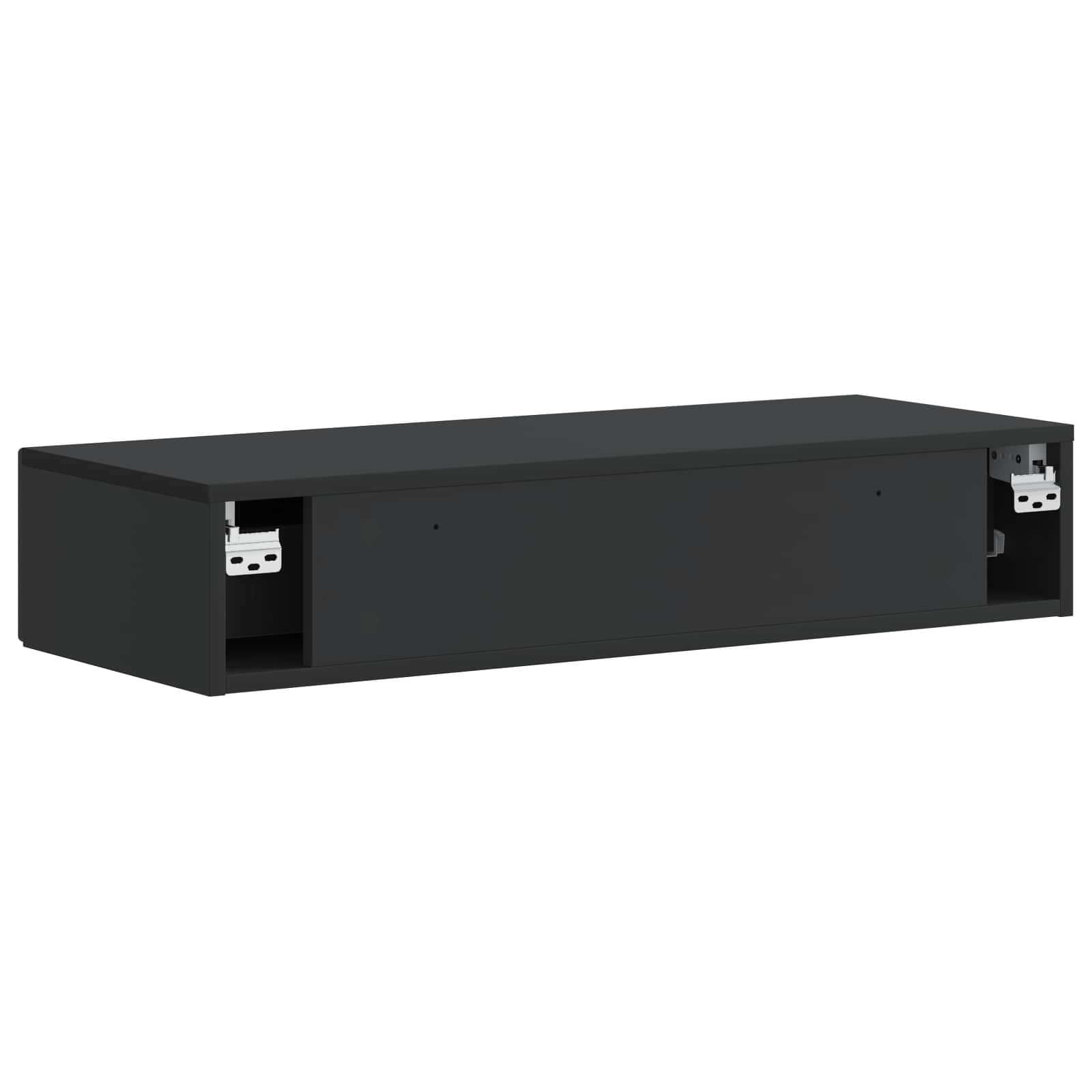 Stolna montirana na zid Crna 87,5 x 34,5 x 17 cm