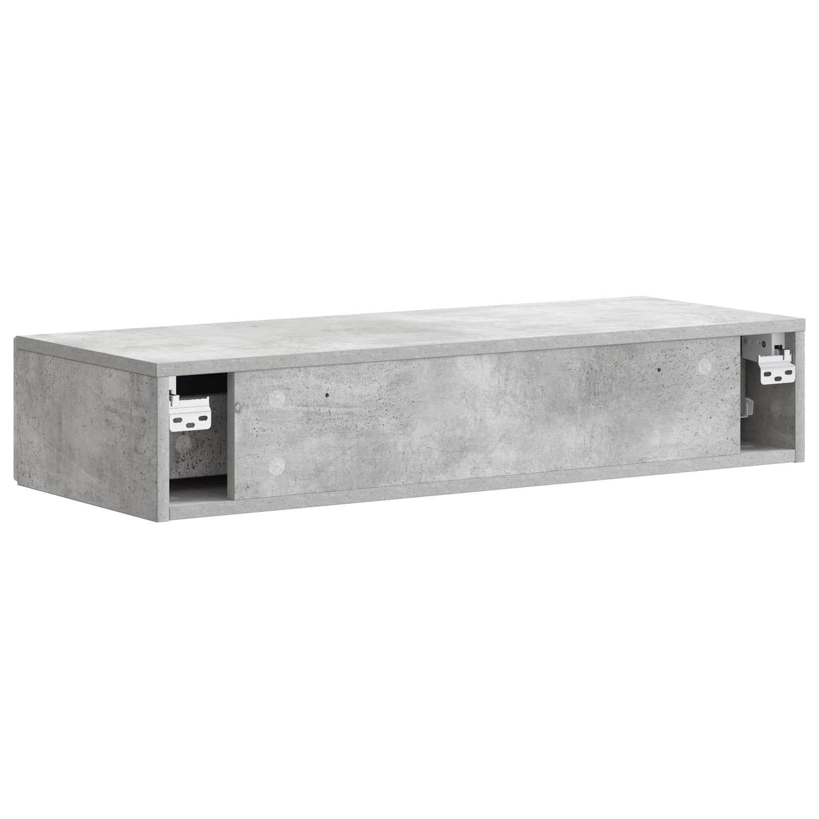 Stolna montirana na zid Betonska siva 87,5 x 34,5 x 17 cm