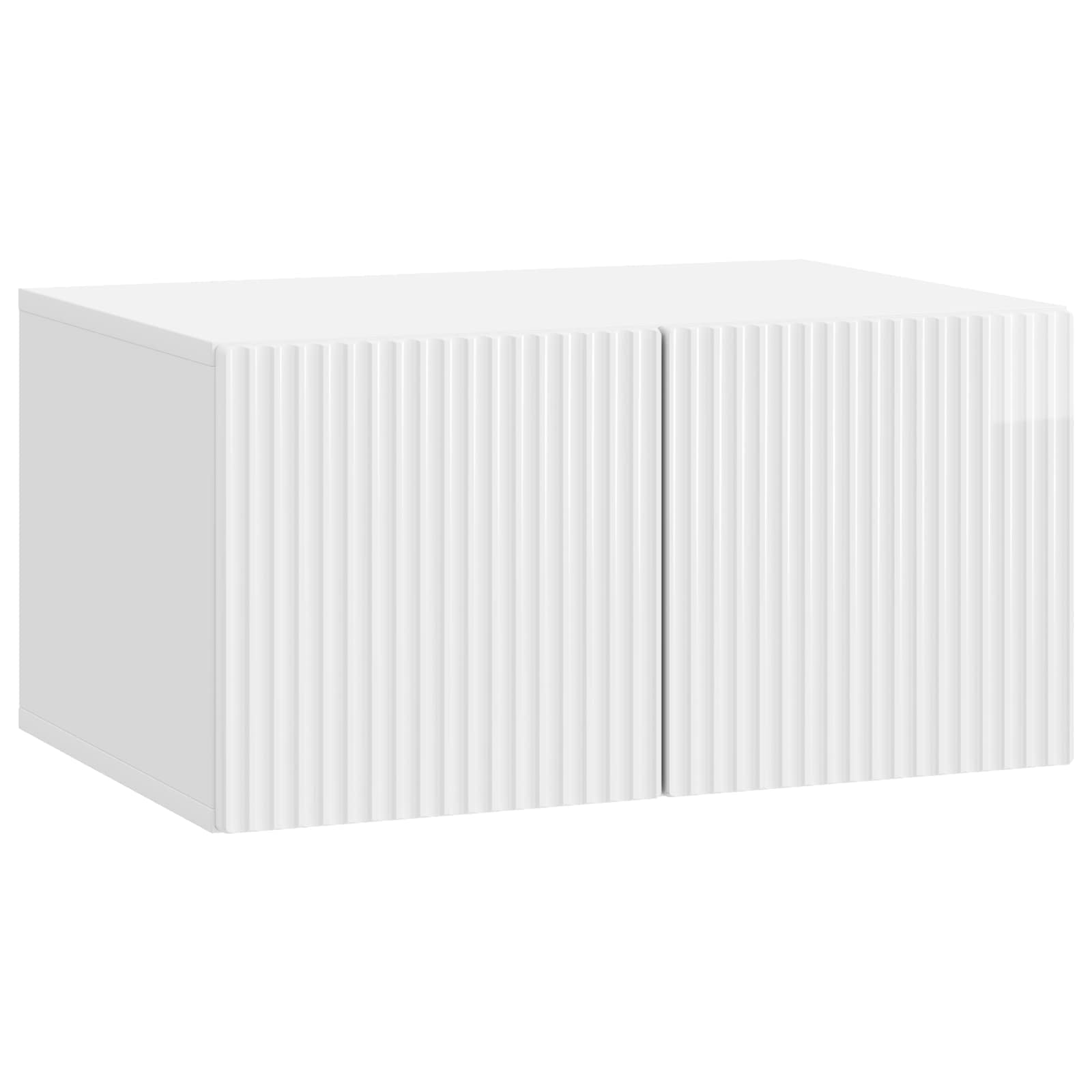 TV ormar za zid Zidne Bijela visokog sjaja 59,5 x 41 x 30 cm