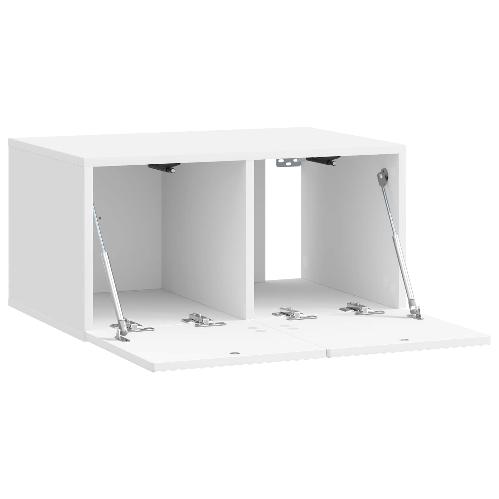 TV ormar za zid Zidne Bijela visokog sjaja 59,5 x 41 x 30 cm