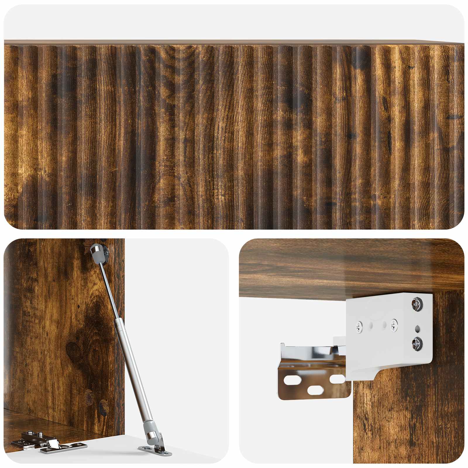 TV ormar za zid Zidne Dimljeni hrast 78,5 x 41 x 30 cm