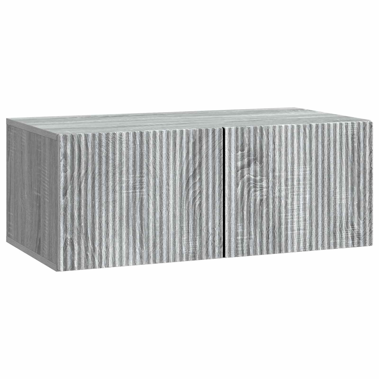 TV ormar za zid Siva sonoma 78,5 x 41 x 30 cm Konstruirano drvo