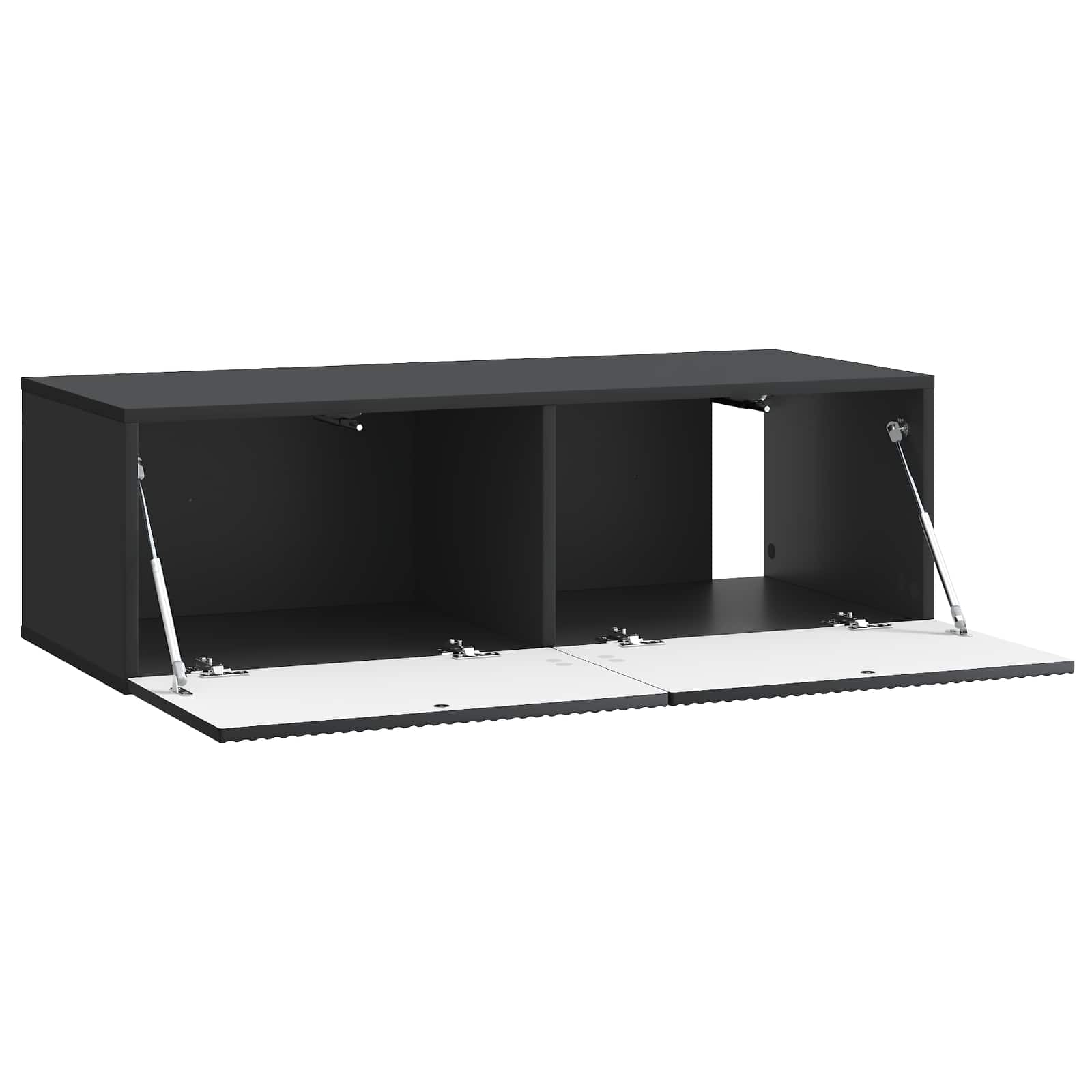 TV ormar za zid Zidne Crna 98 x 41 x 30 cm Konstruirano drvo