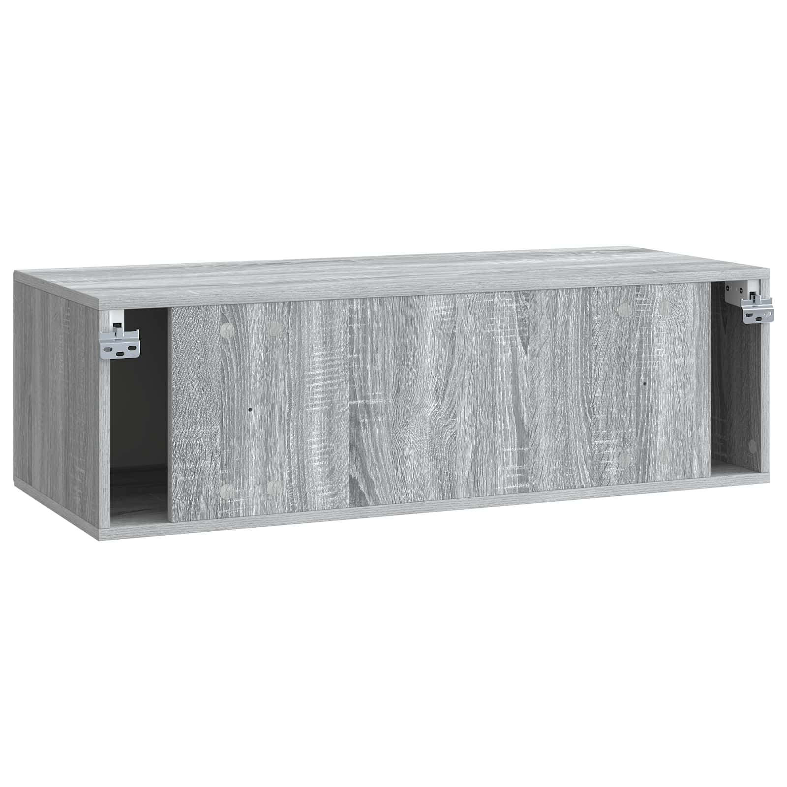 TV ormar za zid Siva sonoma 98 x 41 x 30 cm Konstruirano drvo