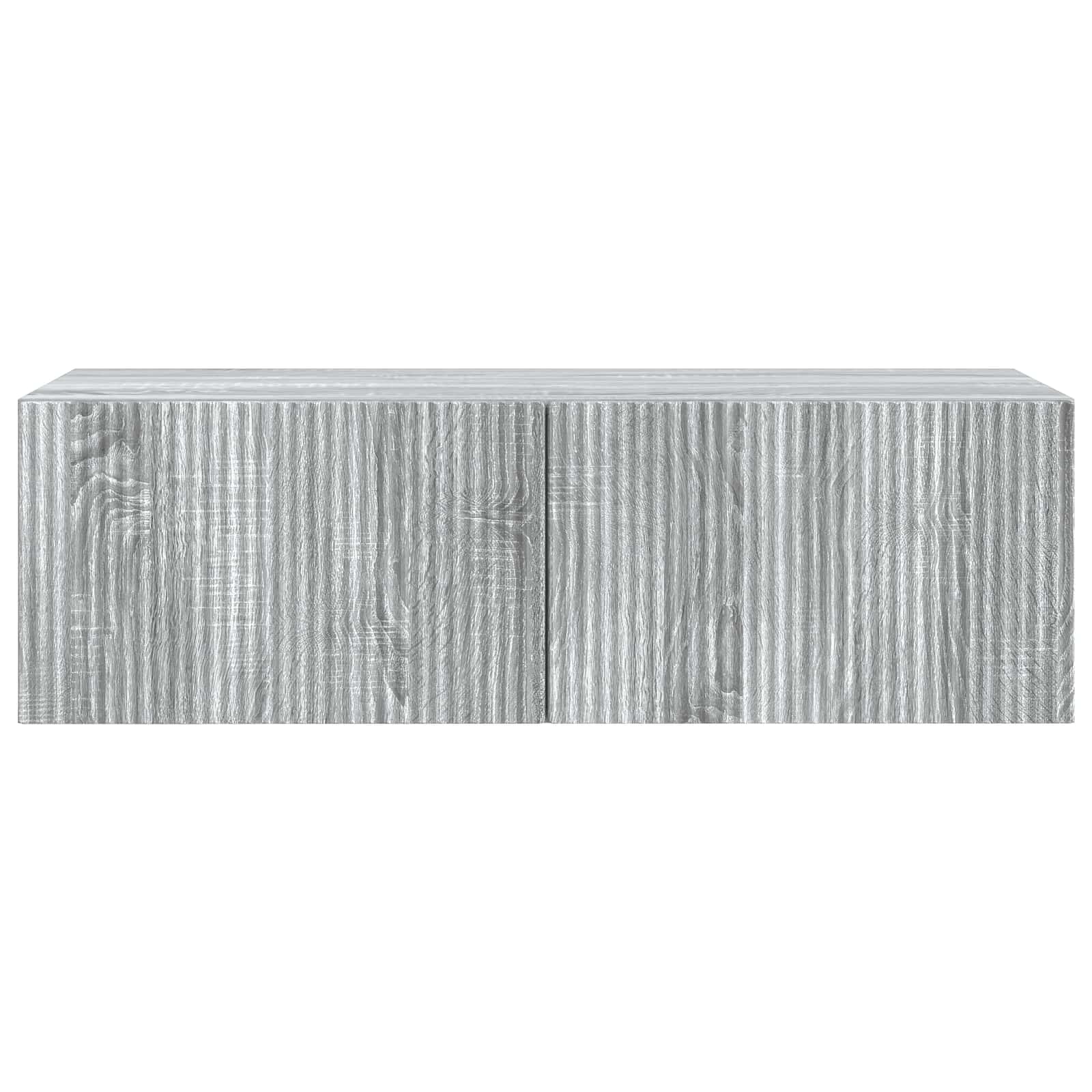 TV ormar za zid Siva sonoma 98 x 41 x 30 cm Konstruirano drvo