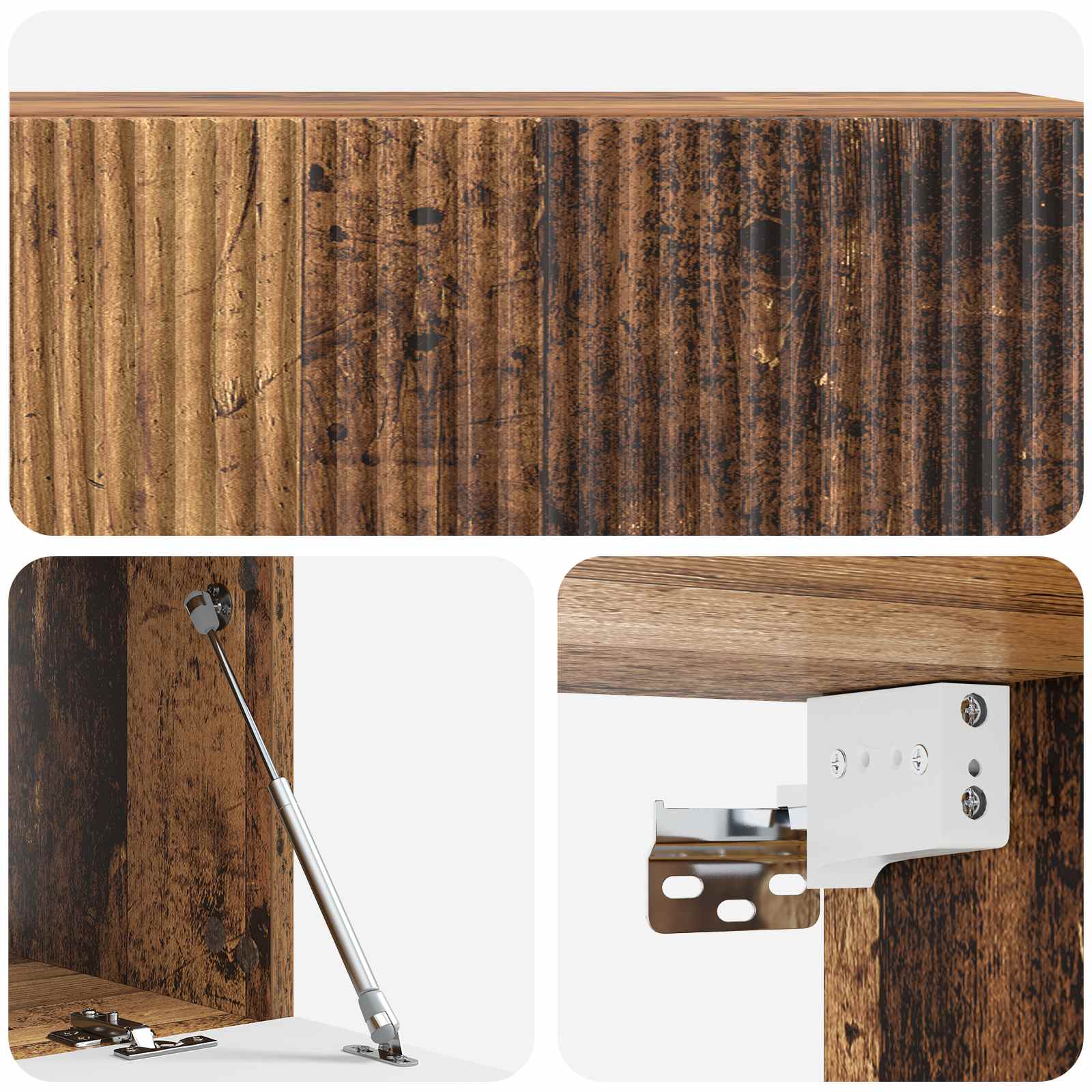 TV ormar za zid Staro drvo 98 x 41 x 30 cm Konstruirano drvo