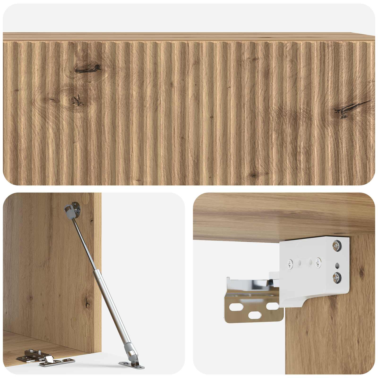 TV ormar za zid Hrast artisan 98 x 41 x 30 cm Konstruirano drvo