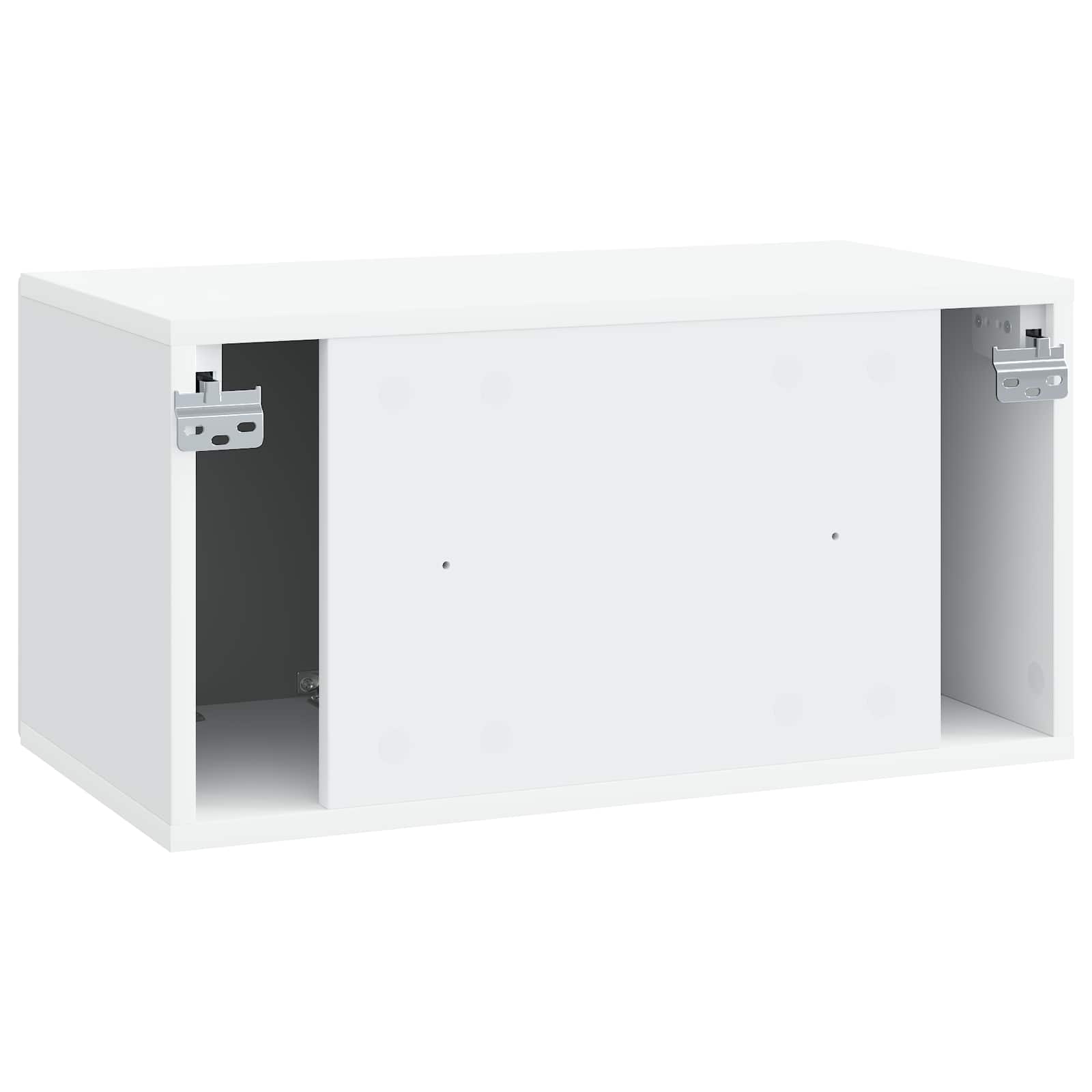 TV ormar za zid Bijela 59,5 x 31 x 30 cm Konstruirano drvo